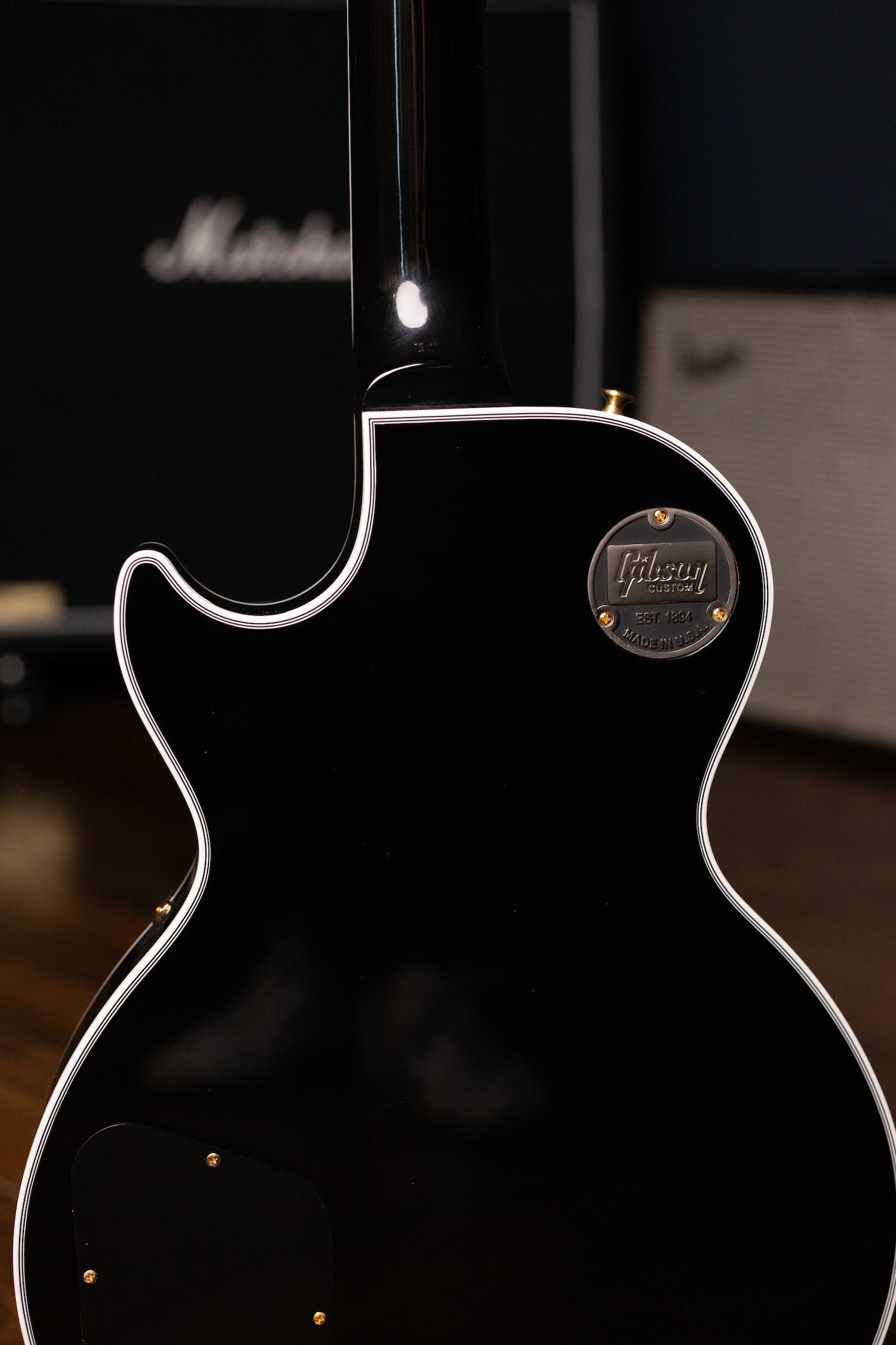 Gibson Les Paul Custom Electric Guitar - Ebony