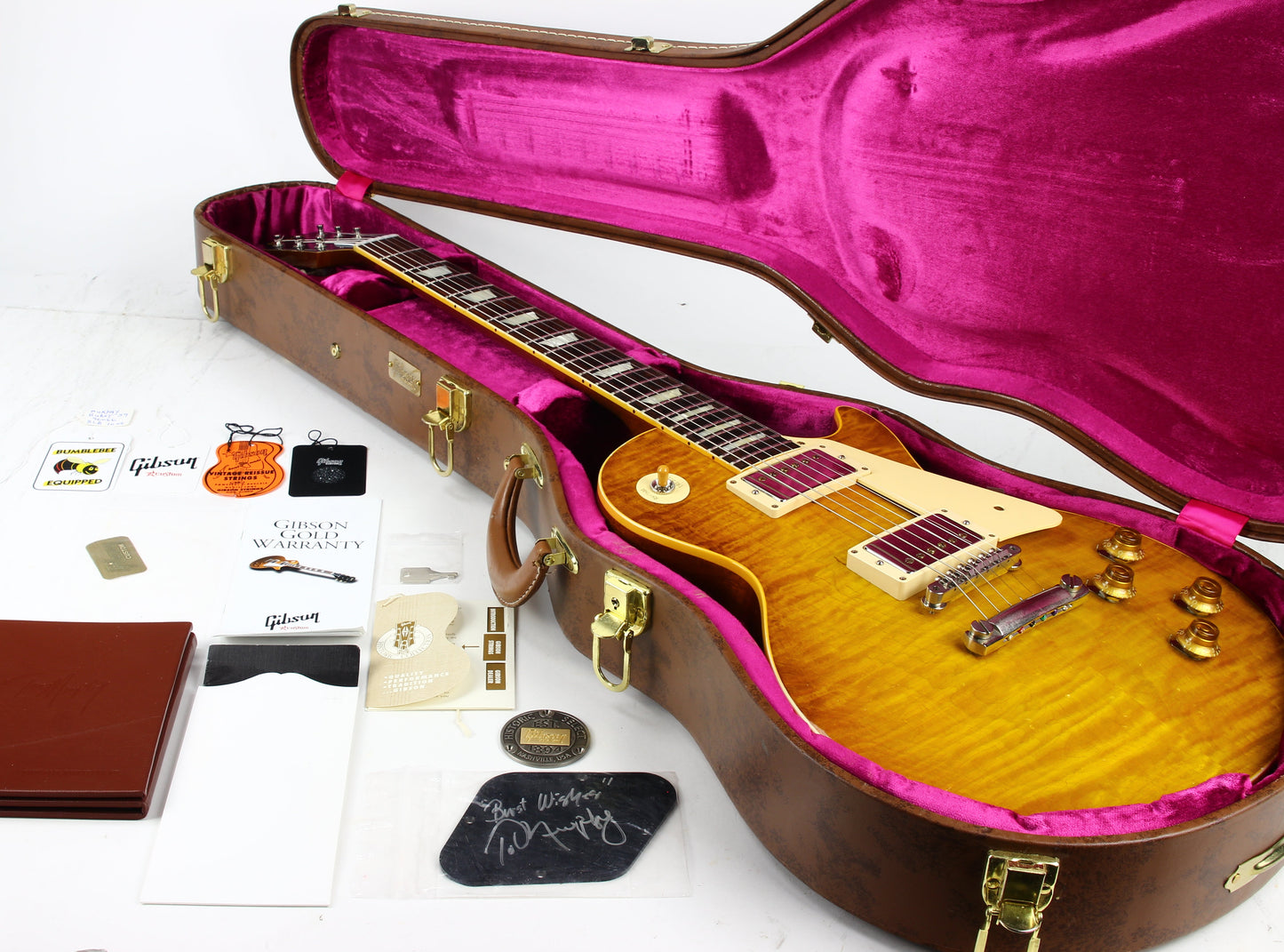 2016 Gibson '59 Les Paul Tom Murphy Painted & Aged | CC2 Goldie True Historic 1959 R9 | Hand-Selected Top!