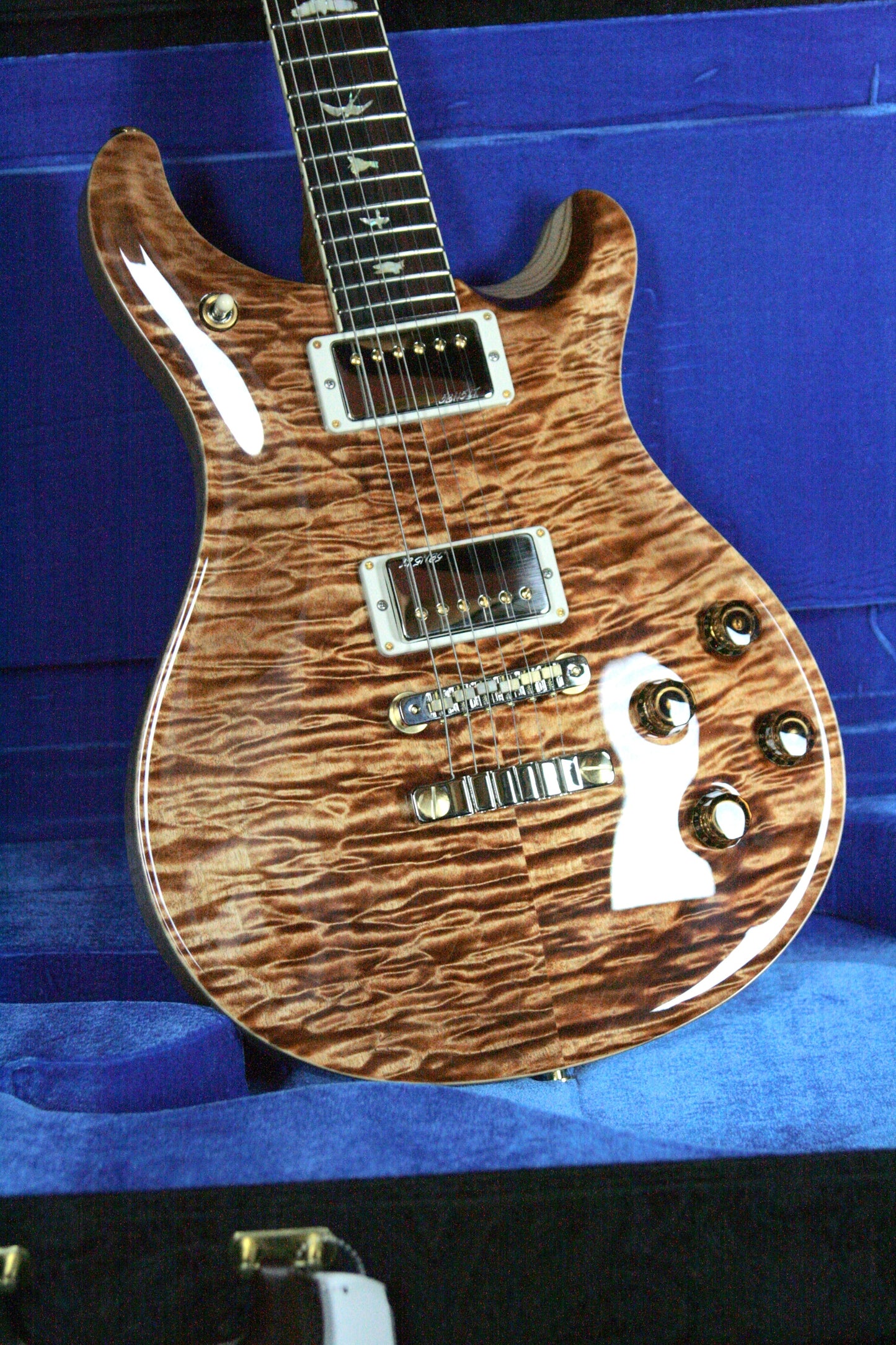 MINT 2018 PRS Wood Library 594 Artist Quilt Top! Paul Reed Smith Cocobolo Swamp Ash