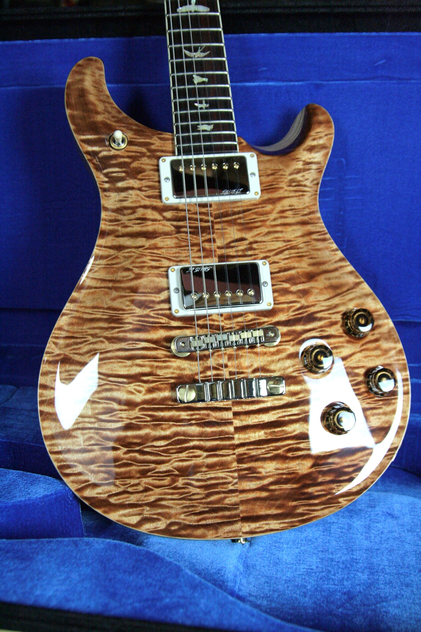 MINT 2018 PRS Wood Library 594 Artist Quilt Top! Paul Reed Smith Cocobolo Swamp Ash
