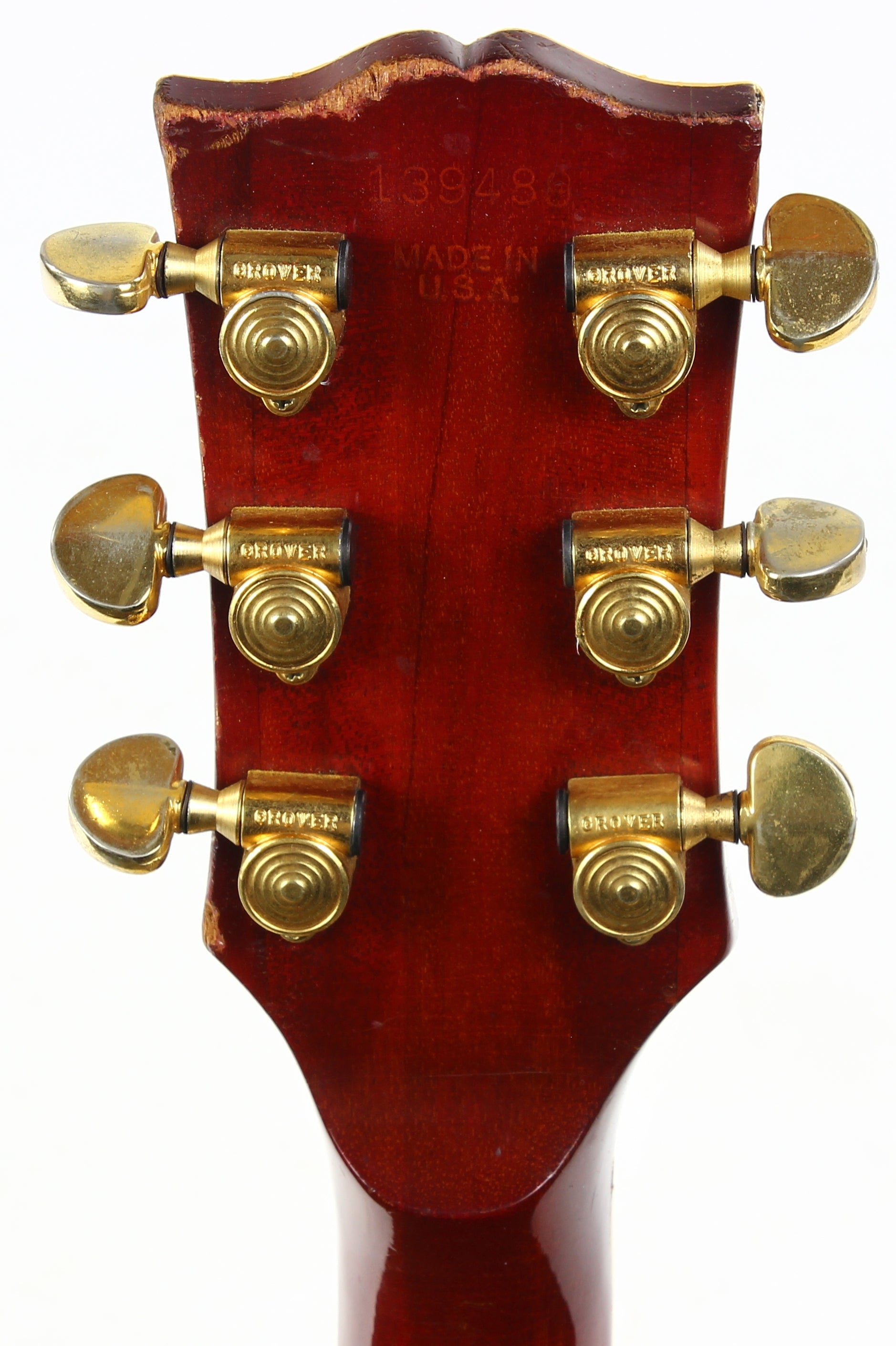 1973 Gibson Les Paul Custom Cherry Sunburst Vintage LP w Original Case Patent Sticker Humbuckers