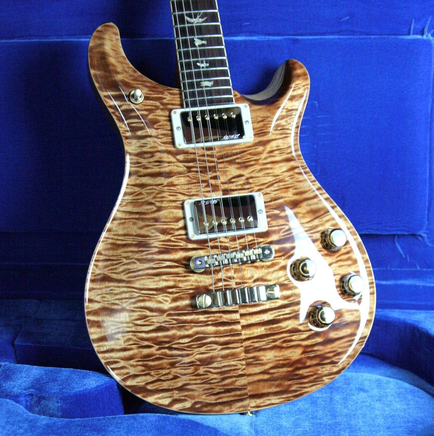 MINT 2018 PRS Wood Library 594 Artist Quilt Top! Paul Reed Smith Cocobolo Swamp Ash