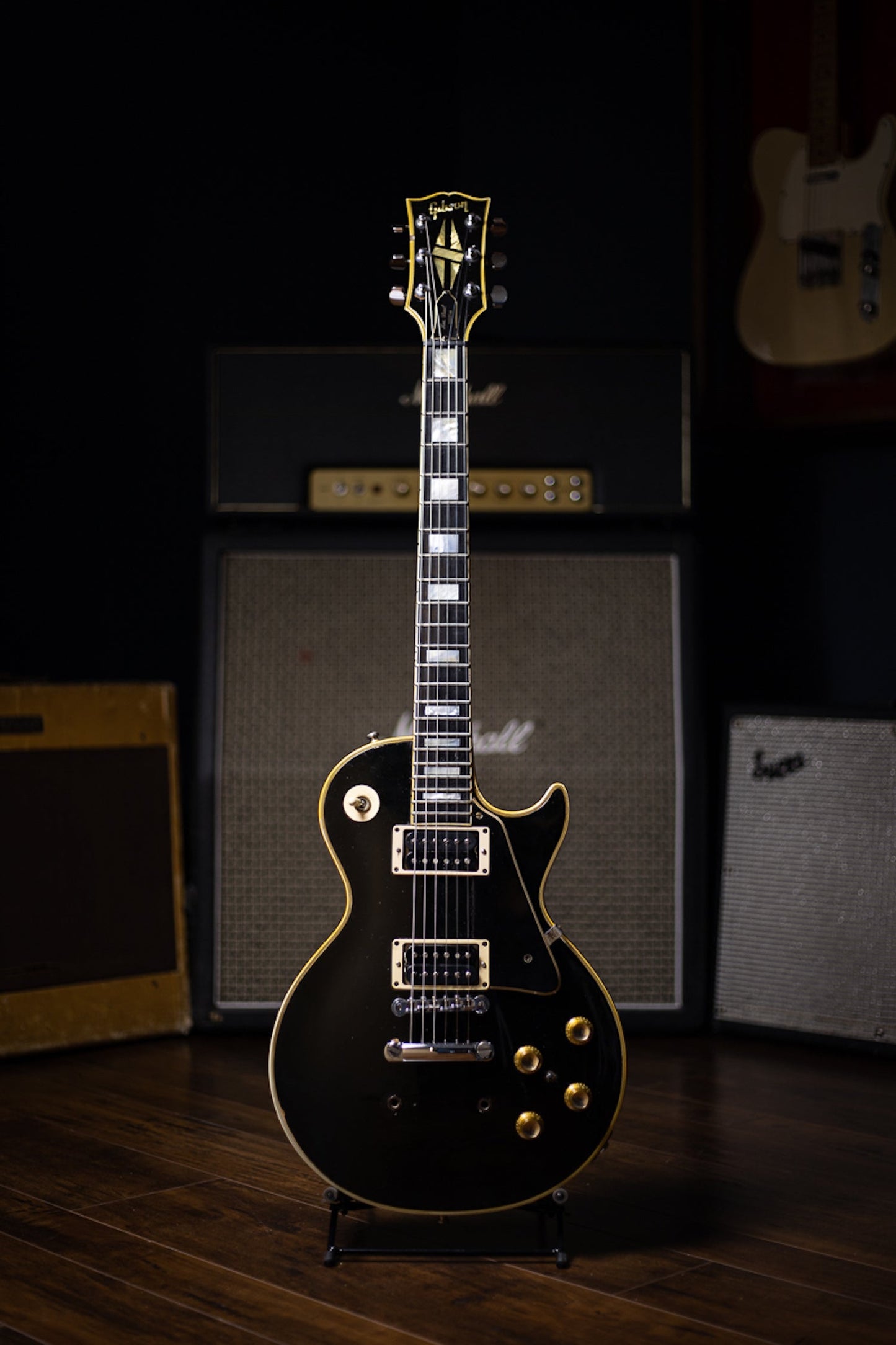 1969 Gibson Les Paul Custom Electric Guitar - Ebony
