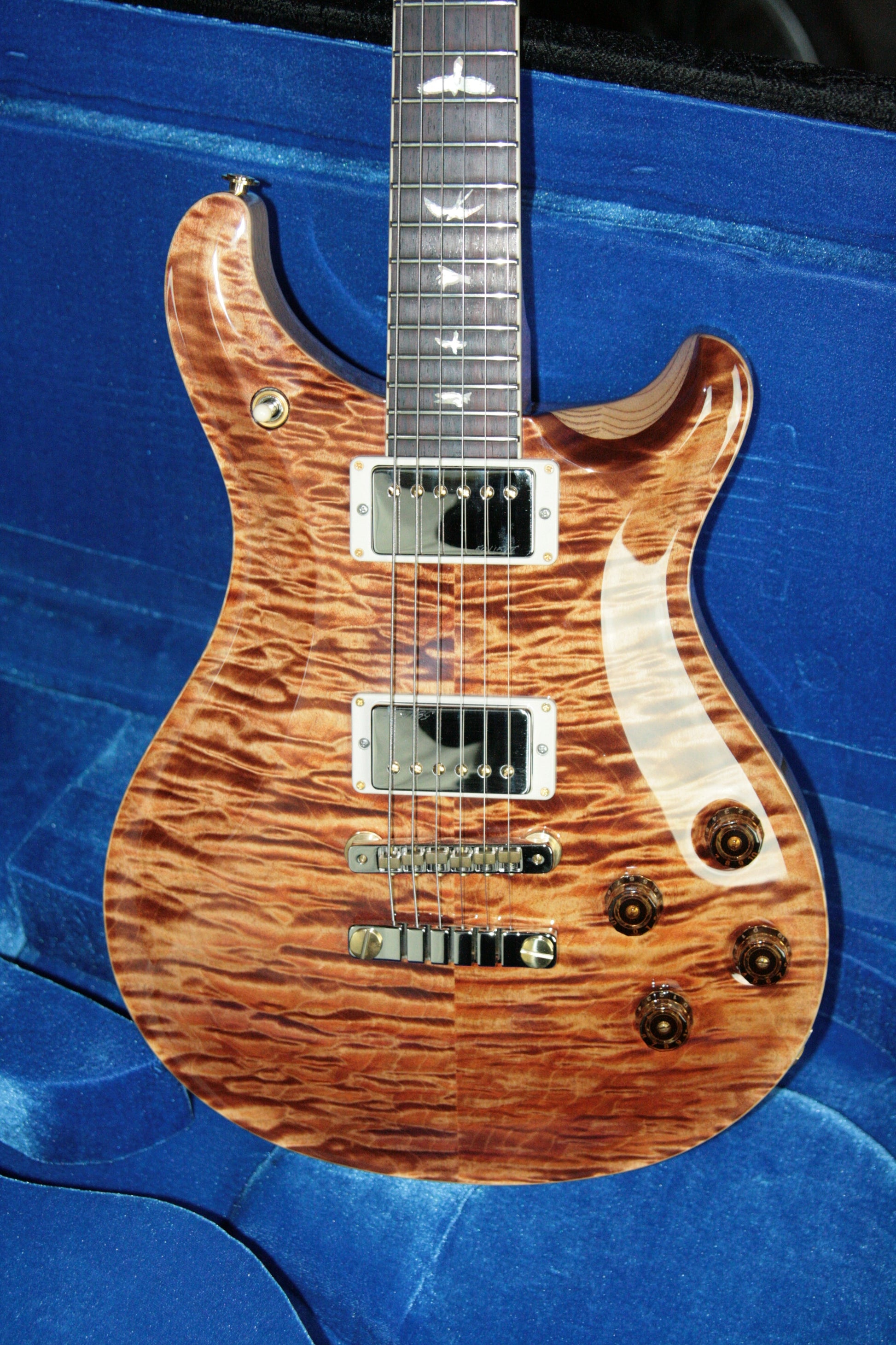 MINT 2018 PRS Wood Library 594 Artist Quilt Top! Paul Reed Smith Cocobolo Swamp Ash