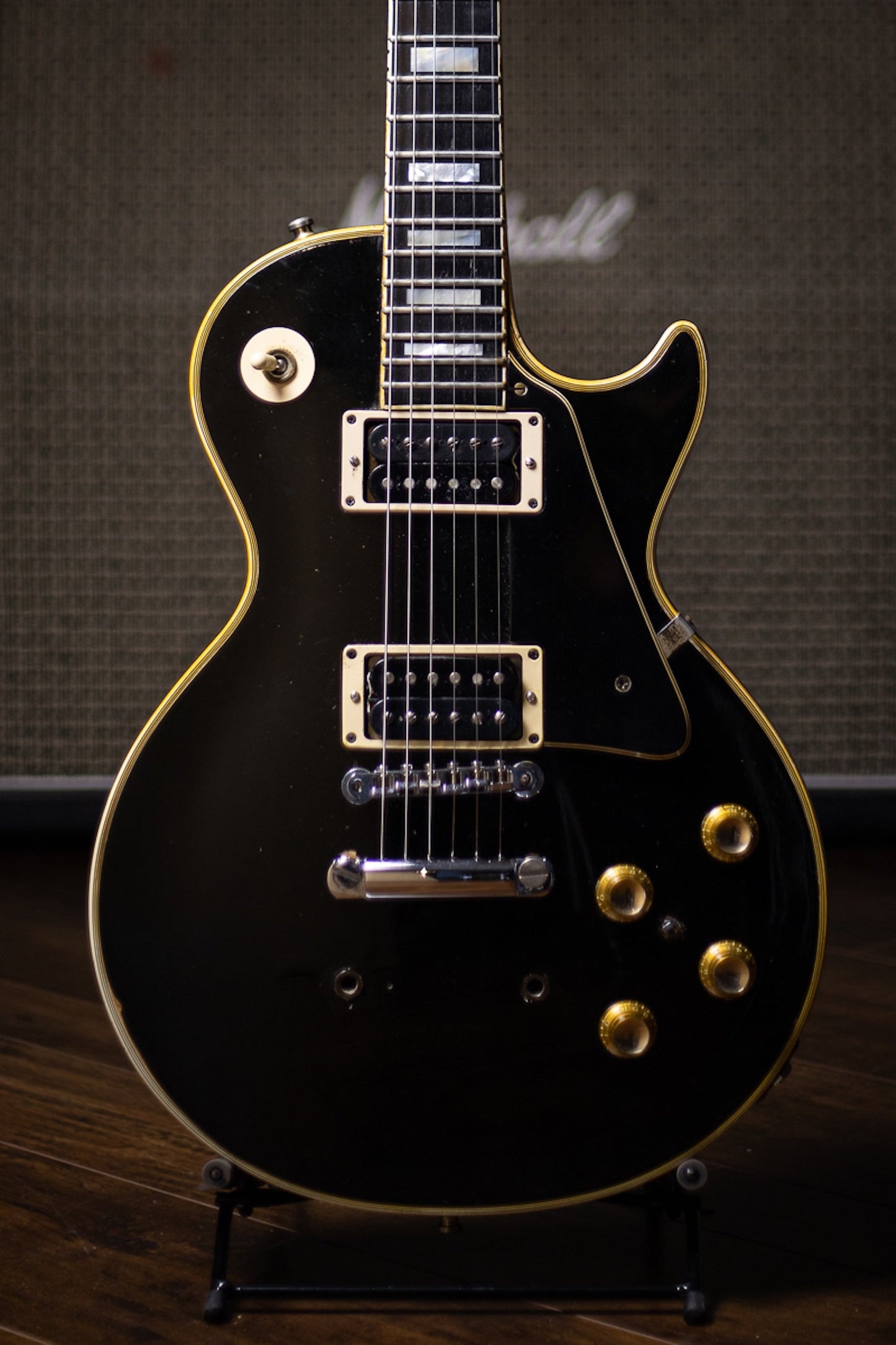 1969 Gibson Les Paul Custom Electric Guitar - Ebony