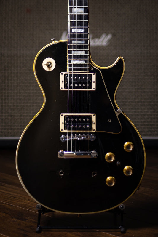 1969 Gibson Les Paul Custom Electric Guitar - Ebony