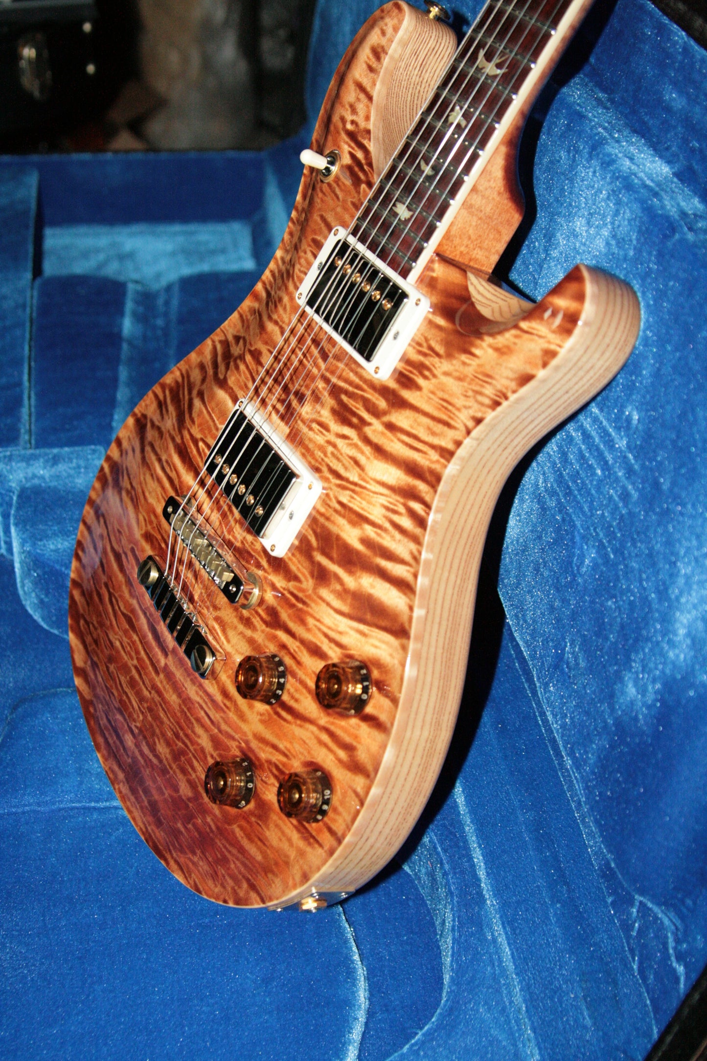 MINT 2018 PRS Wood Library 594 Artist Quilt Top! Paul Reed Smith Cocobolo Swamp Ash