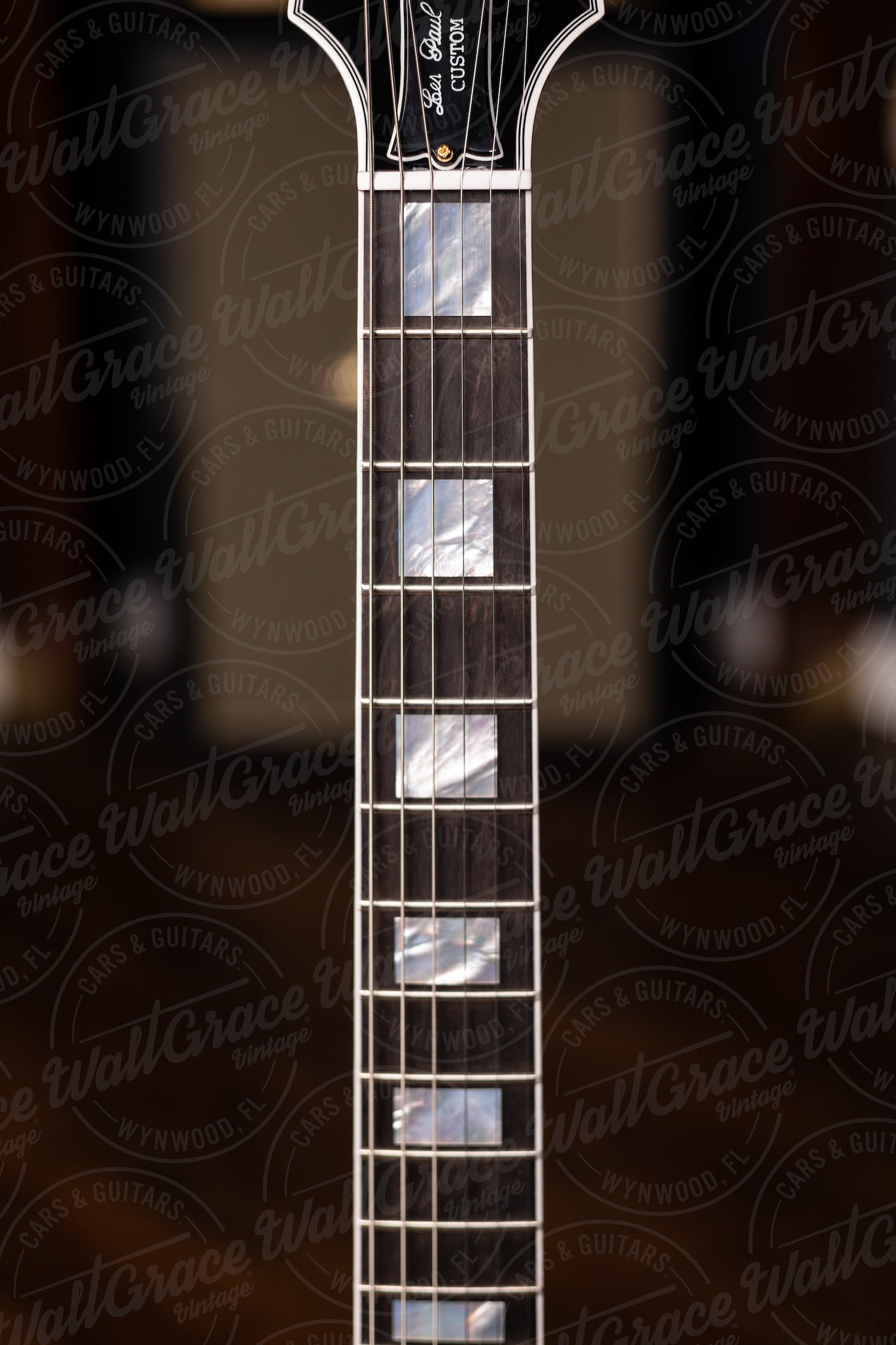 Gibson Custom Shop Les Paul Custom Electric Guitar - Ebony