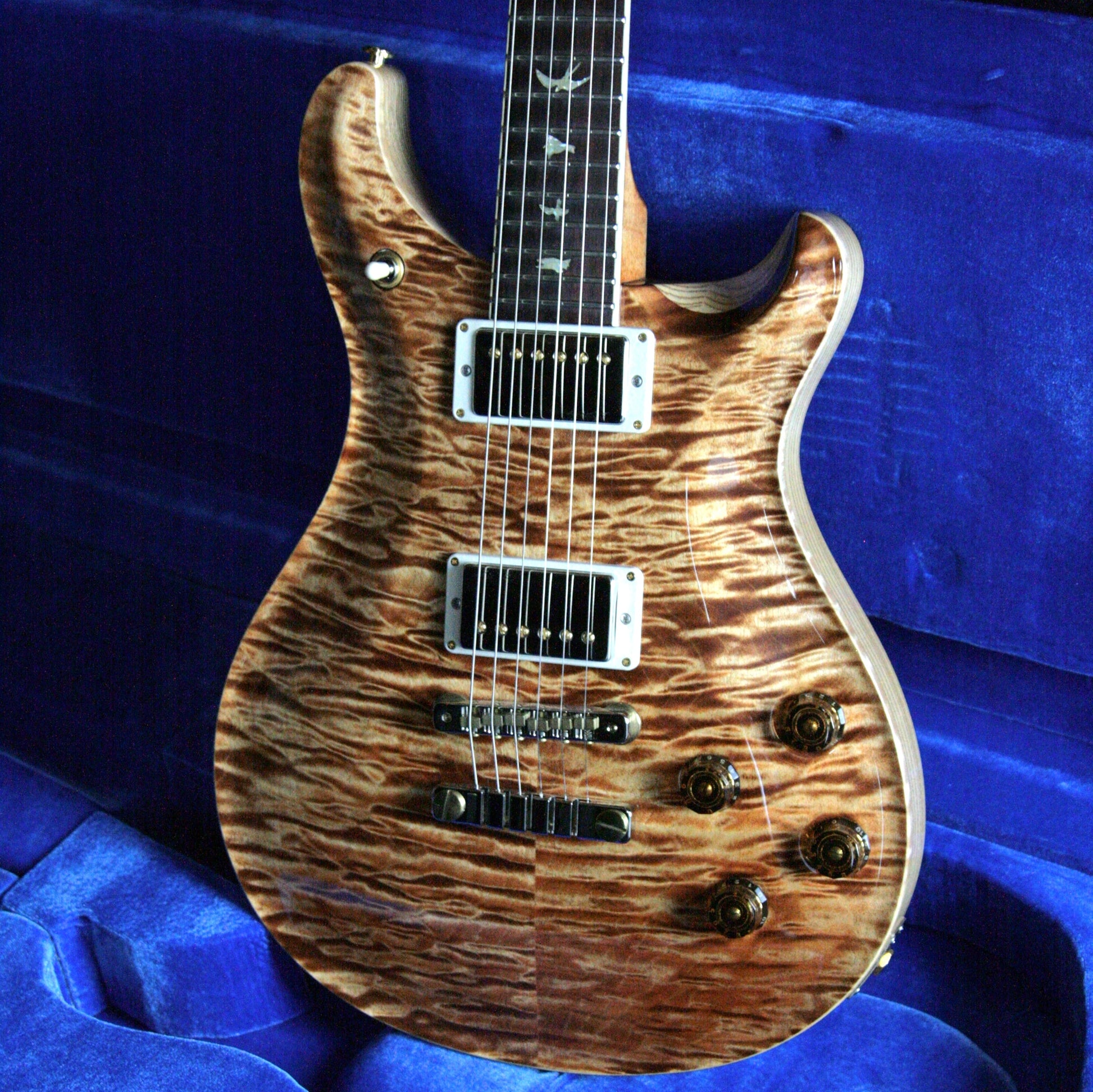MINT 2018 PRS Wood Library 594 Artist Quilt Top! Paul Reed Smith Cocobolo Swamp Ash