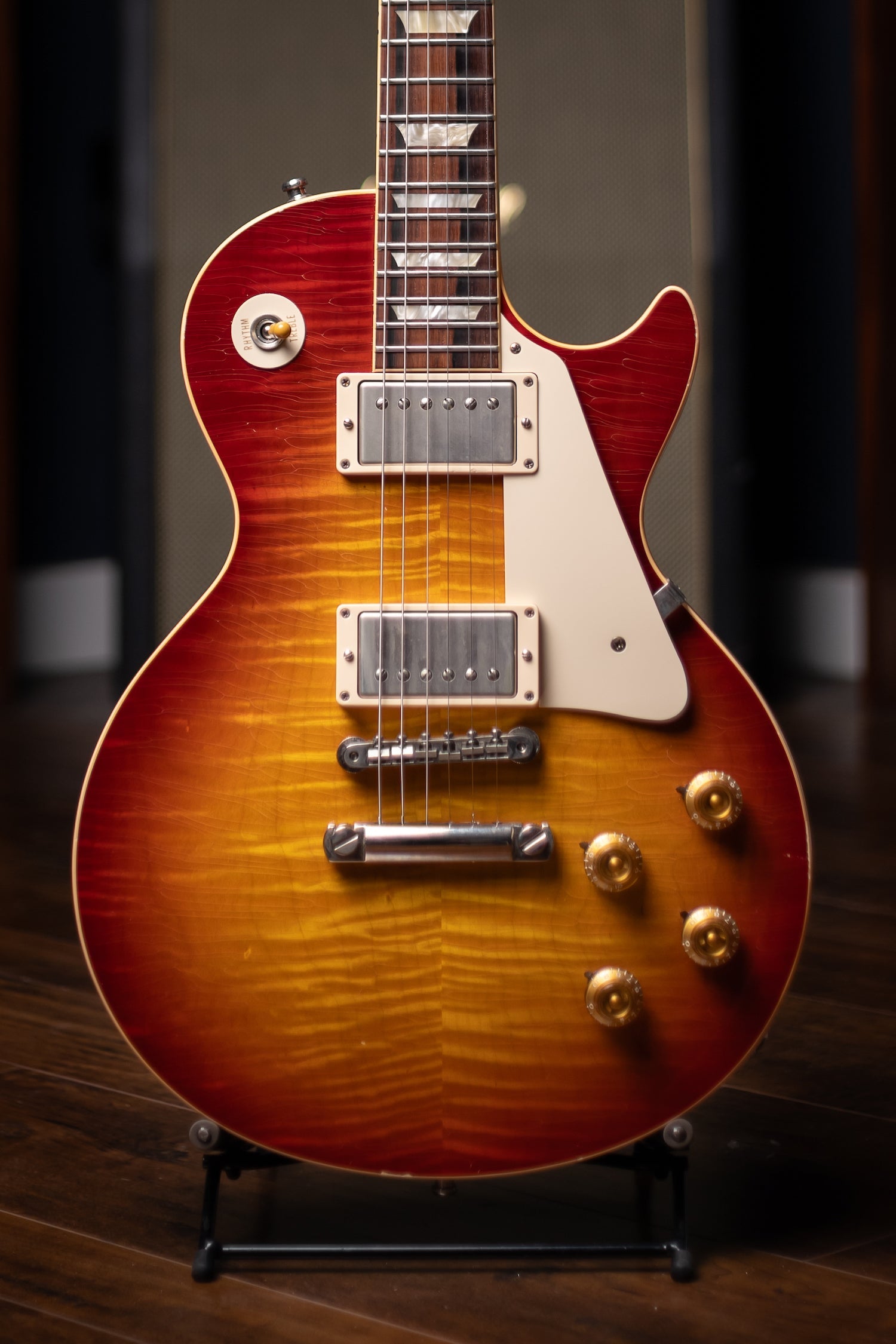 2008 Gibson Custom Shop 50th Anniversary 1958 Les Paul Flame Top Reissue Murphy Aged - Cherry Sunburst