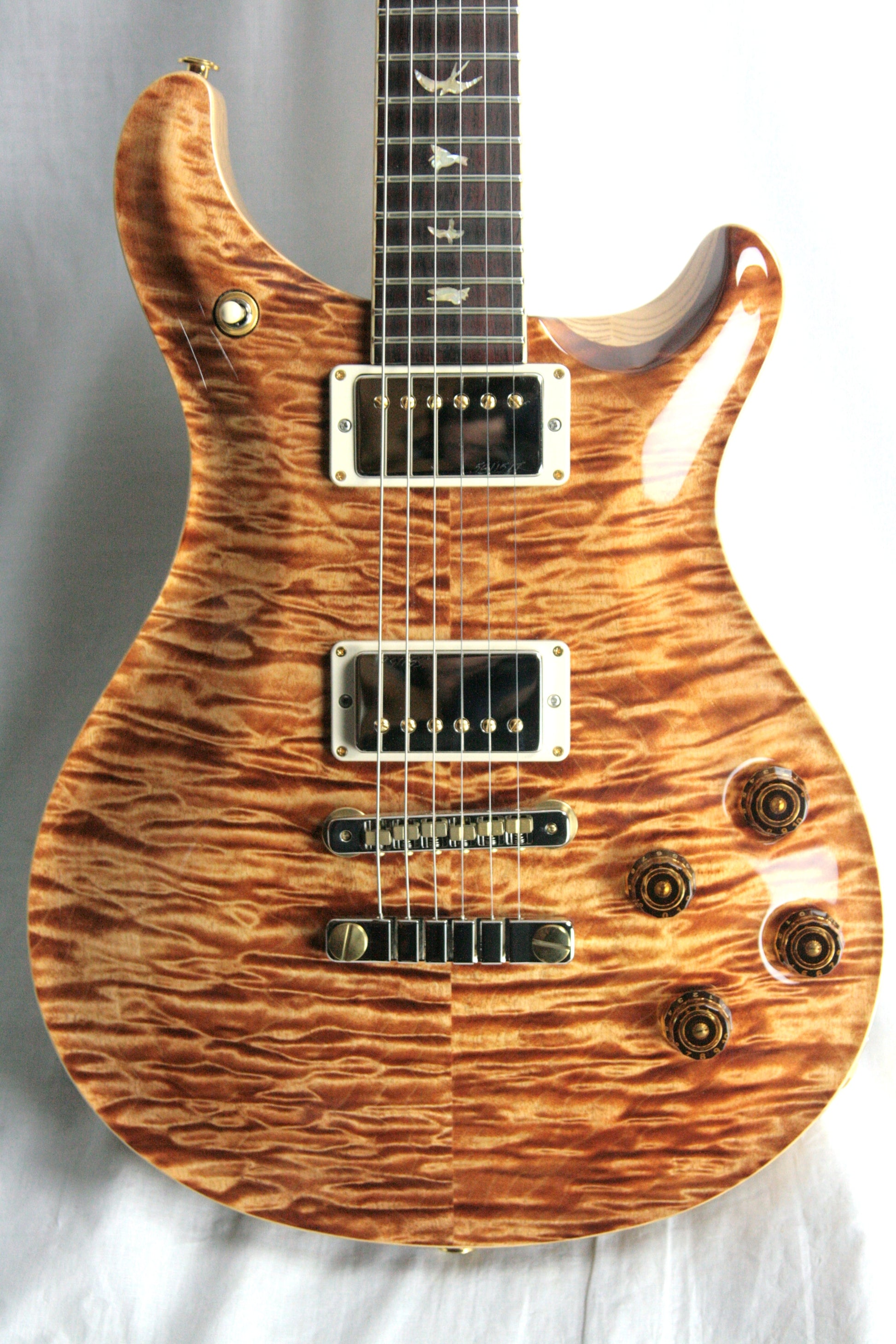 MINT 2018 PRS Wood Library 594 Artist Quilt Top! Paul Reed Smith Cocobolo Swamp Ash