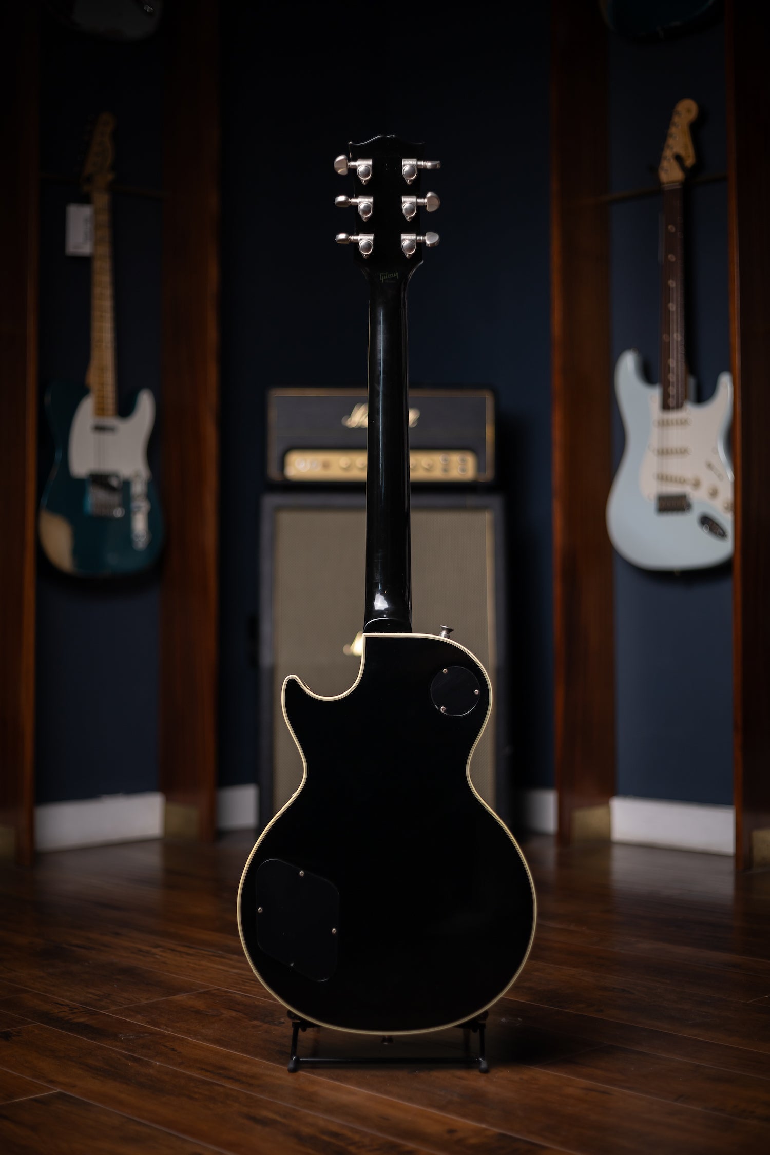 2010 Gibson Custom Shop 1968 Les Paul Custom Electric Guitar (50th Anniversary Seymour Duncan Pickups Installed) - Ebony