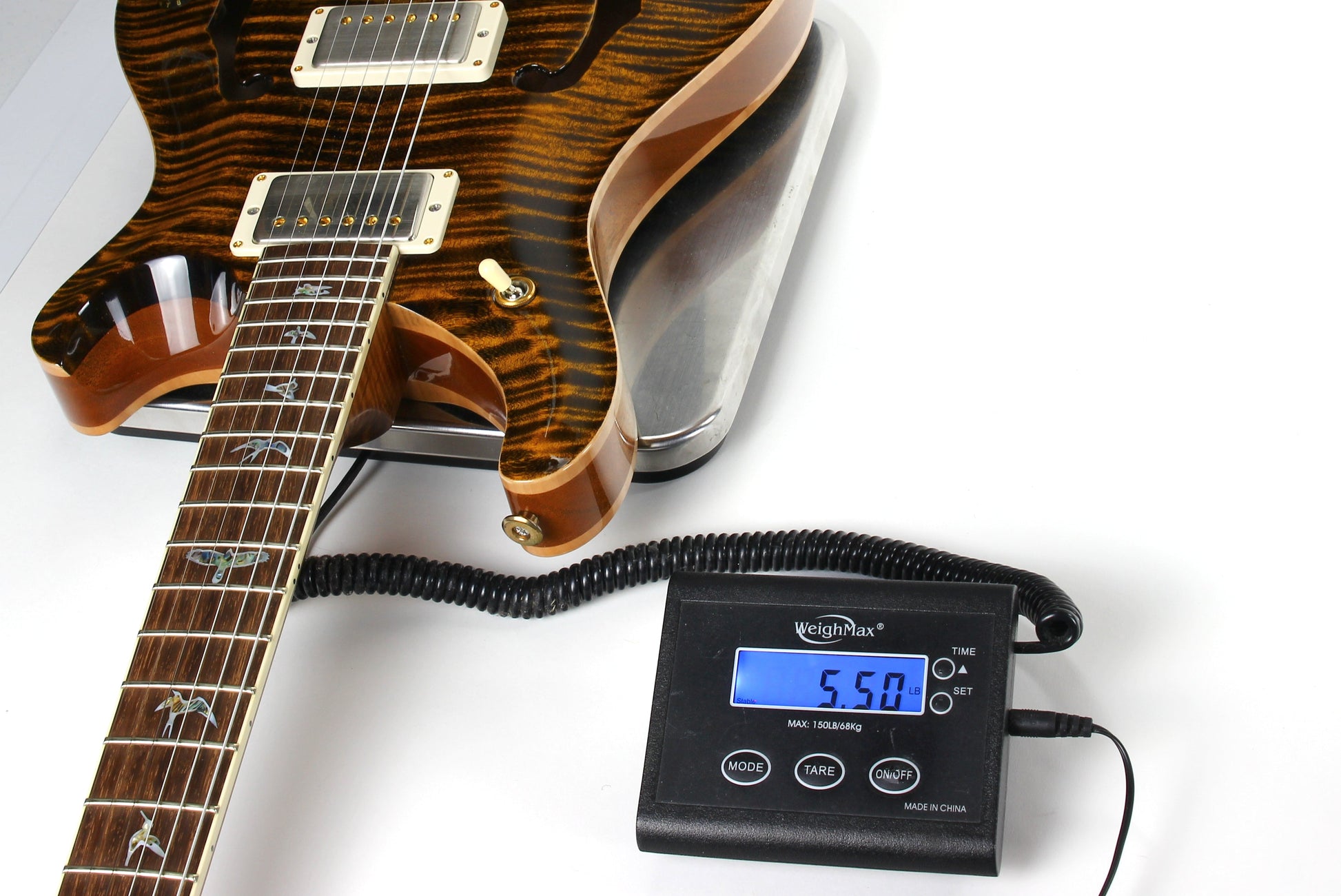 2024 PRS Wood Library McCarty 594 Hollowbody II Brazilian Rosewood Yellow Tiger 10 Top