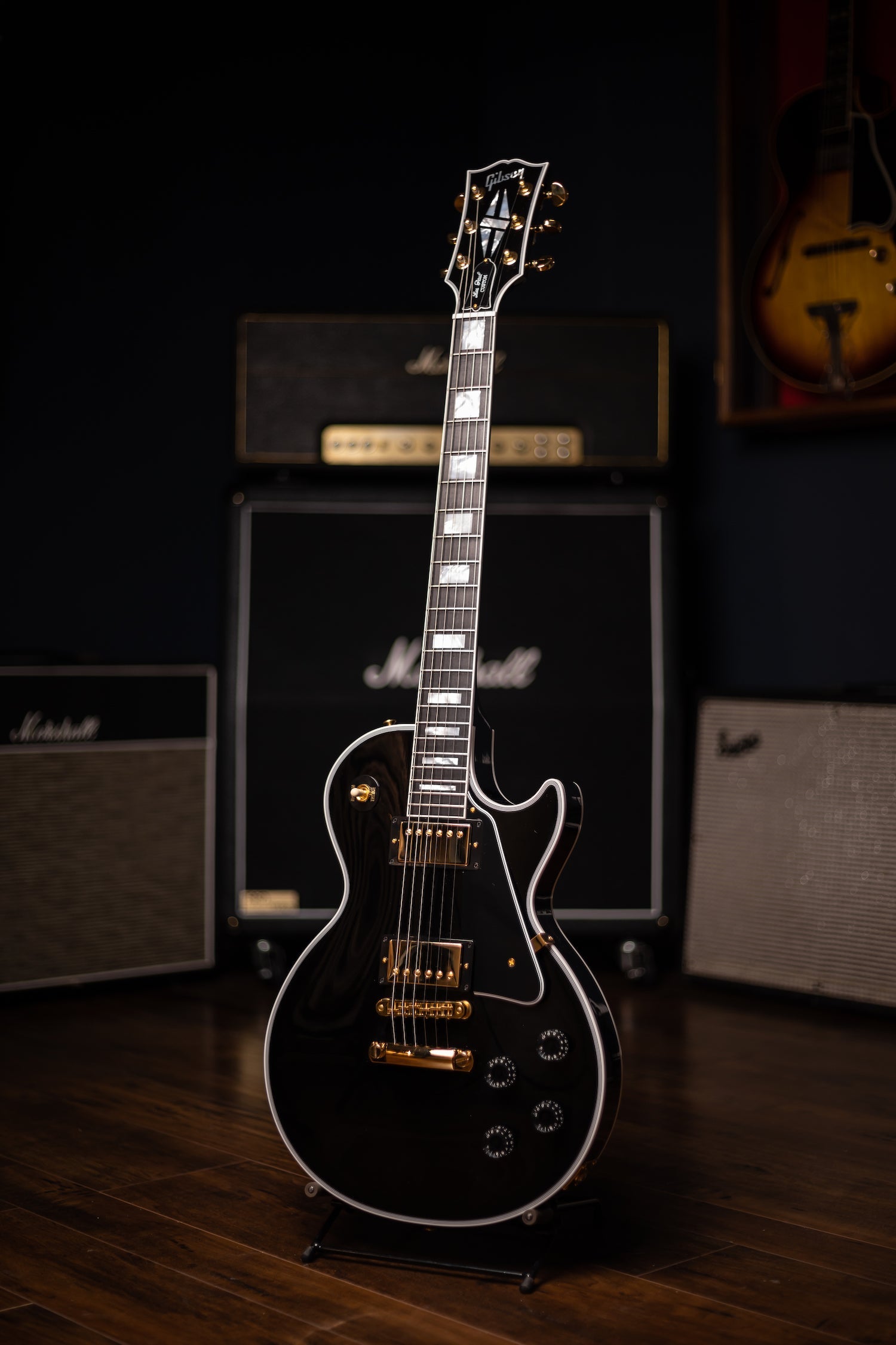 Gibson Les Paul Custom Electric Guitar - Ebony