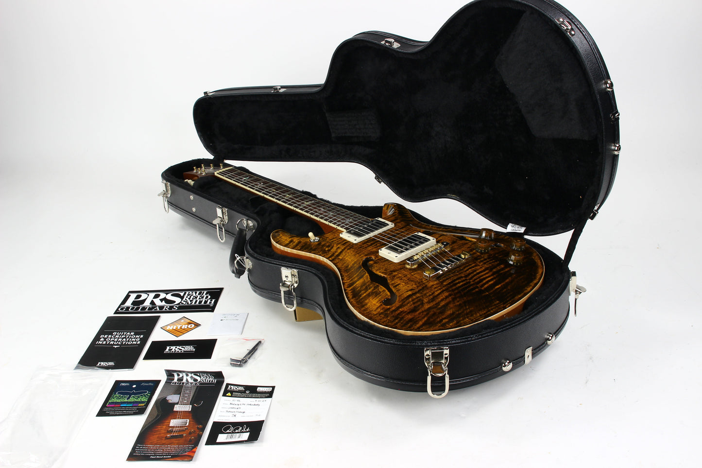 2024 PRS McCarty 594 Hollowbody II Yellow Tiger Flametop and Back | Paul Reed Smith