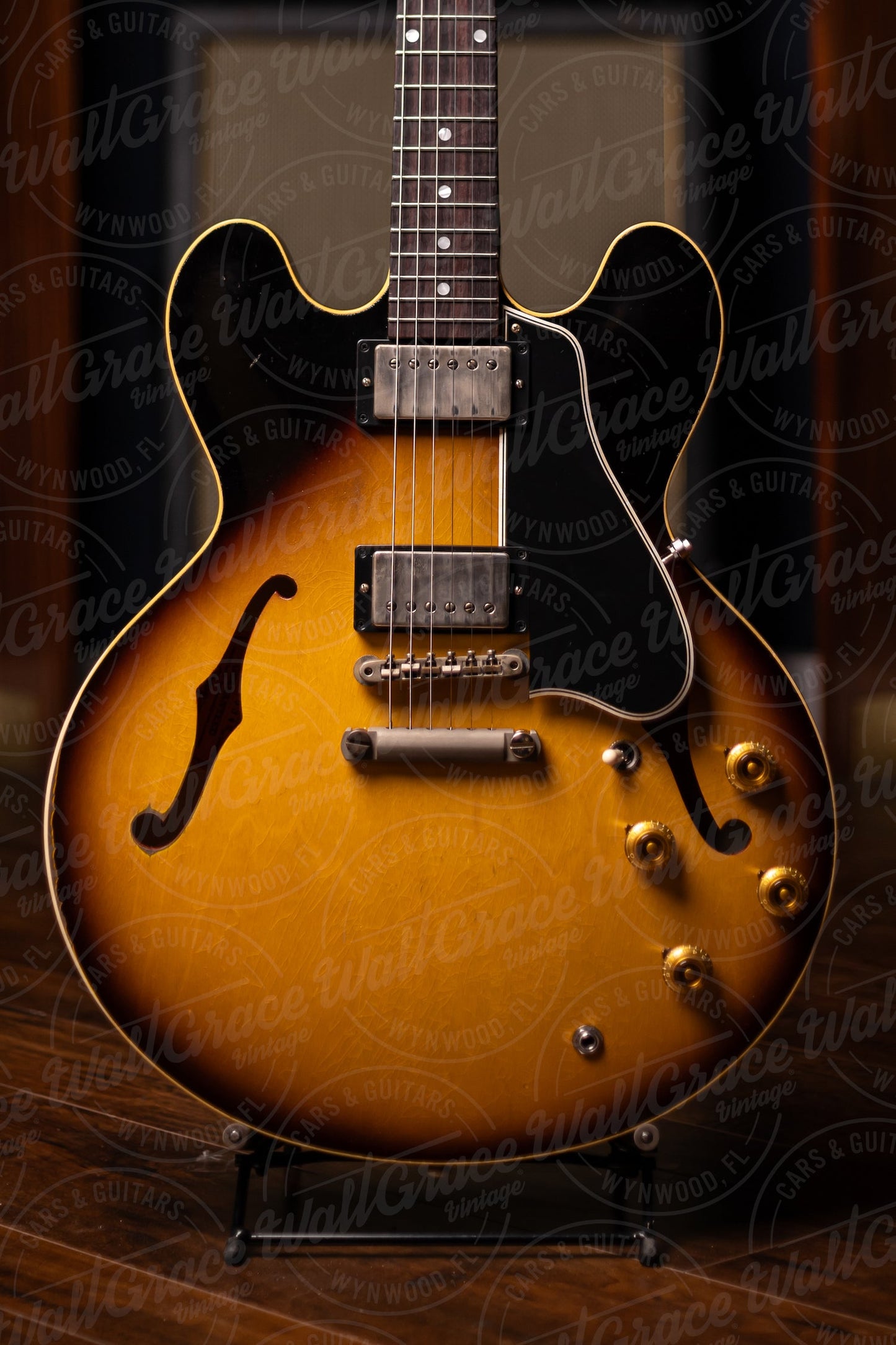 Gibson Custom Shop Murphy Lab 1958 ES-335 Heavy Aged Reissue Electric Guitar - Faded Tobacco Burst