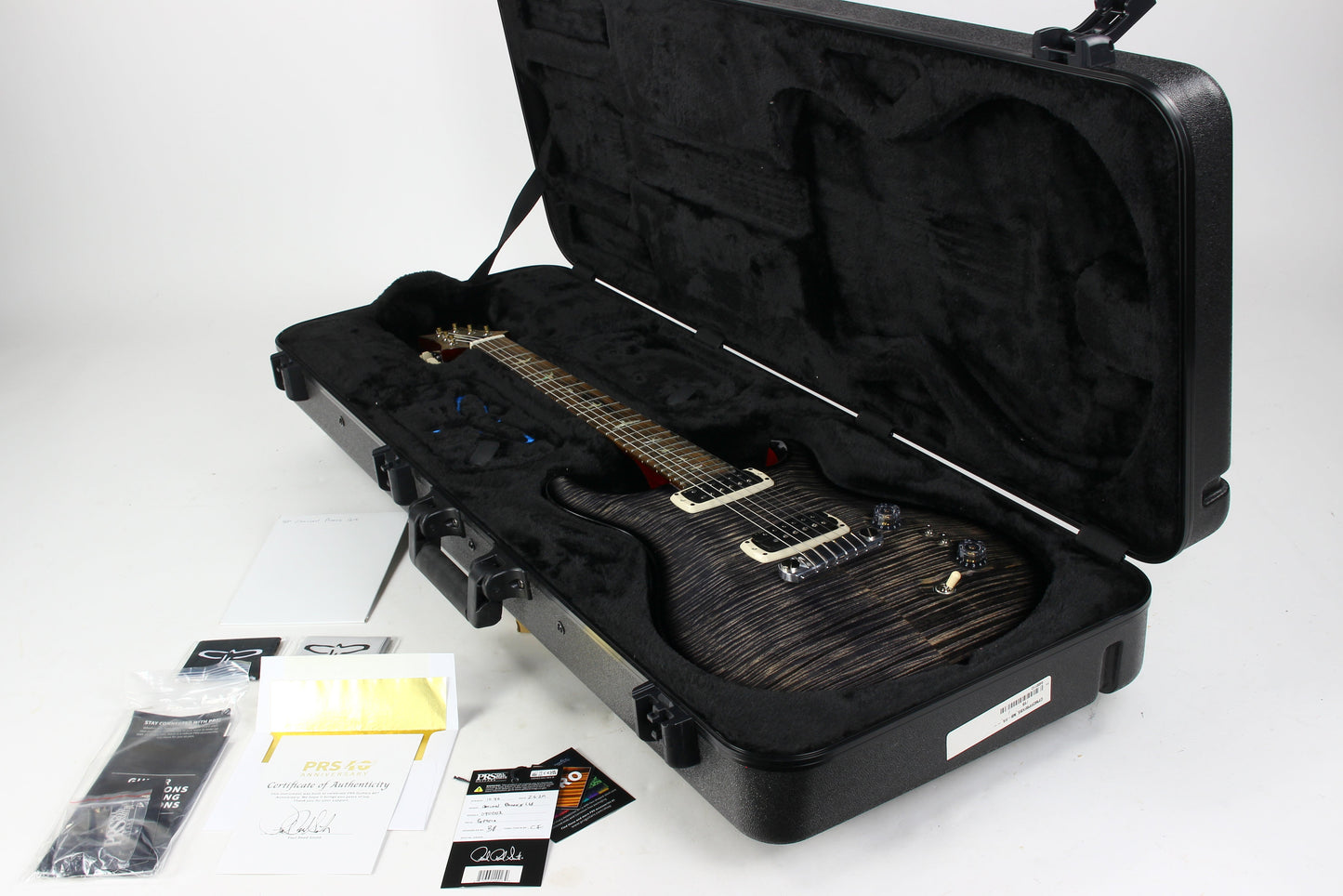 2025 PRS Charcoal Phoenix Limited Edition Private Stock Grade Curly Maple Top Ziricote 40th Anniversary