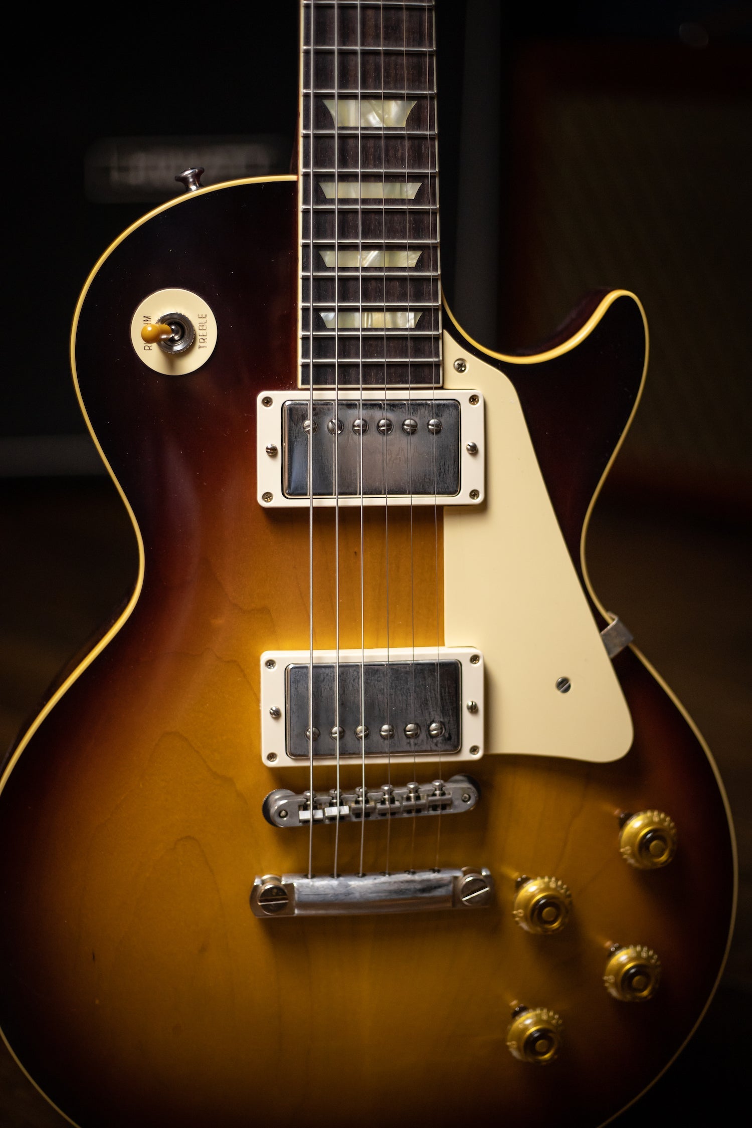 Gibson Custom Shop Les Paul 1958 Standard VOS Reissue Electric Guitar - Bourbon Burst