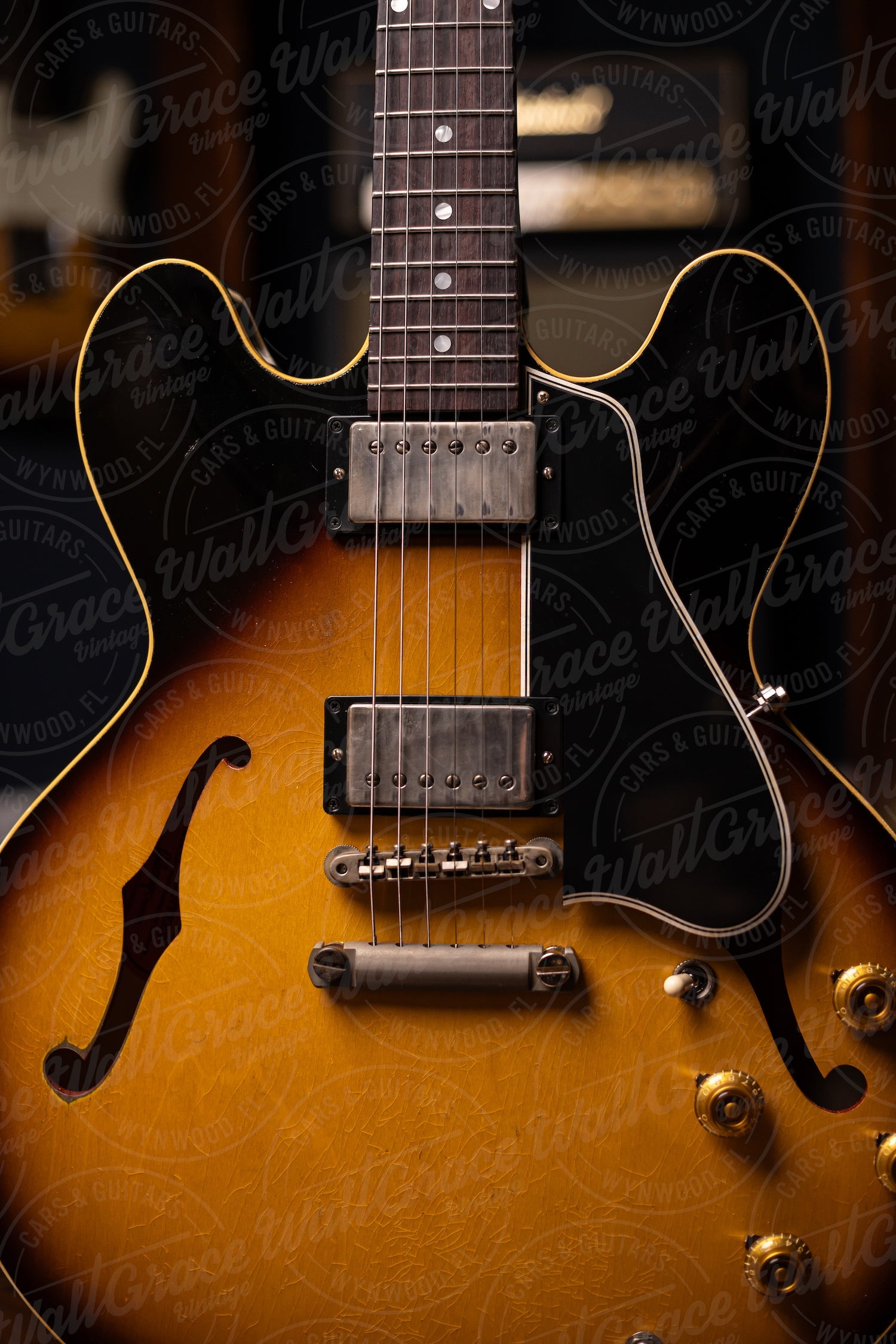 Gibson Custom Shop Murphy Lab 1958 ES-335 Heavy Aged Reissue Electric Guitar - Faded Tobacco Burst