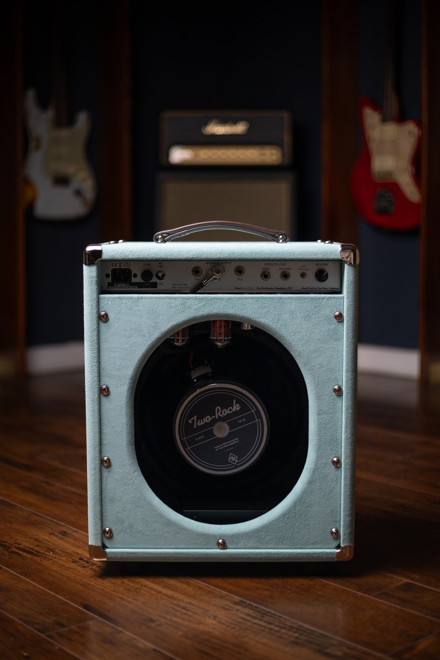 PRE-ORDER | Two-Rock Studio Signature Combo - Silver Anodize, Mint Suede, Cane Cloth, Buckskin Piping, Silver Knobs