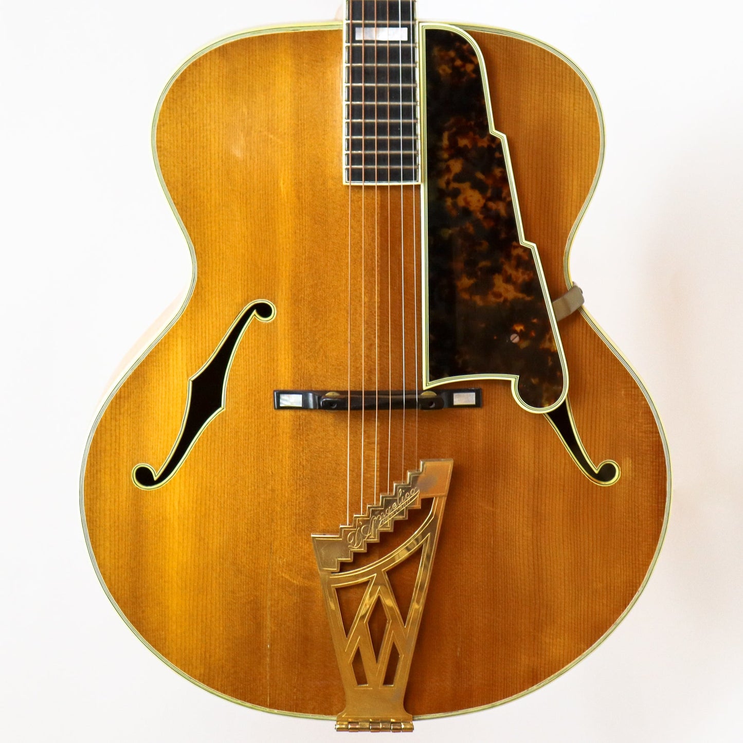 D'Angelico 1957 New Yorker Blonde 18" SN# 2039 with Hardshell Case