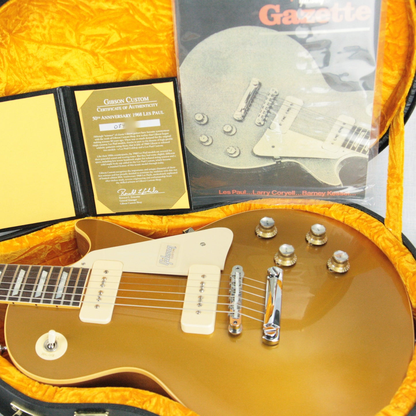 2018 Gibson 1968 Les Paul Goldtop Historic Reissue! 50th Anniversary Limited Edition 68 Made!