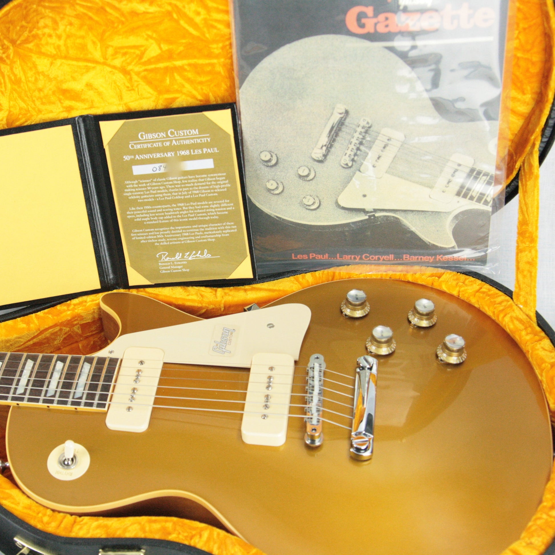 2018 Gibson 1968 Les Paul Goldtop Historic Reissue! 50th Anniversary Limited Edition 68 Made!