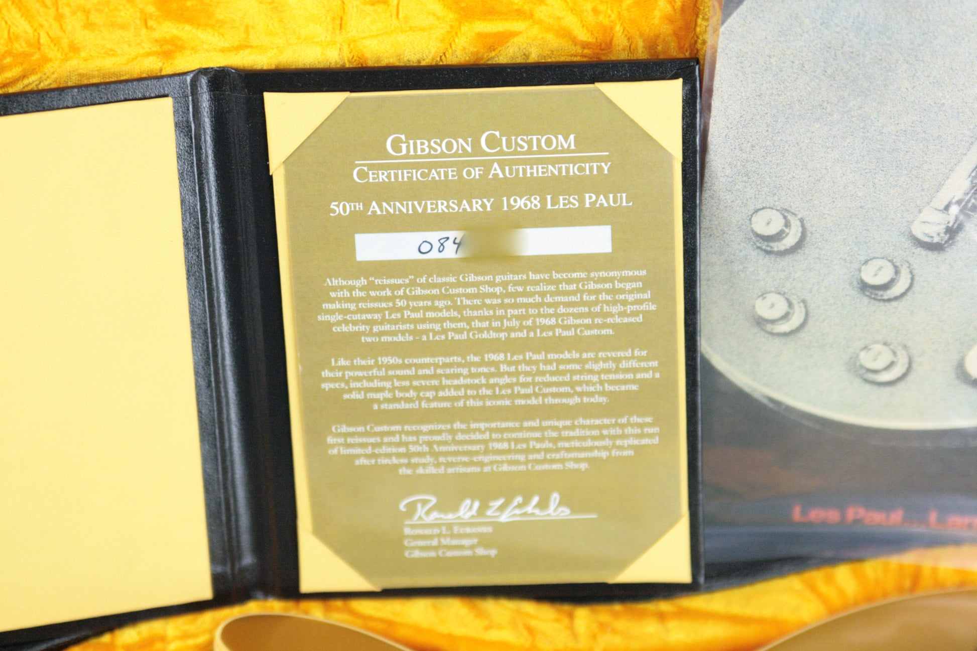 2018 Gibson 1968 Les Paul Goldtop Historic Reissue! 50th Anniversary Limited Edition 68 Made!