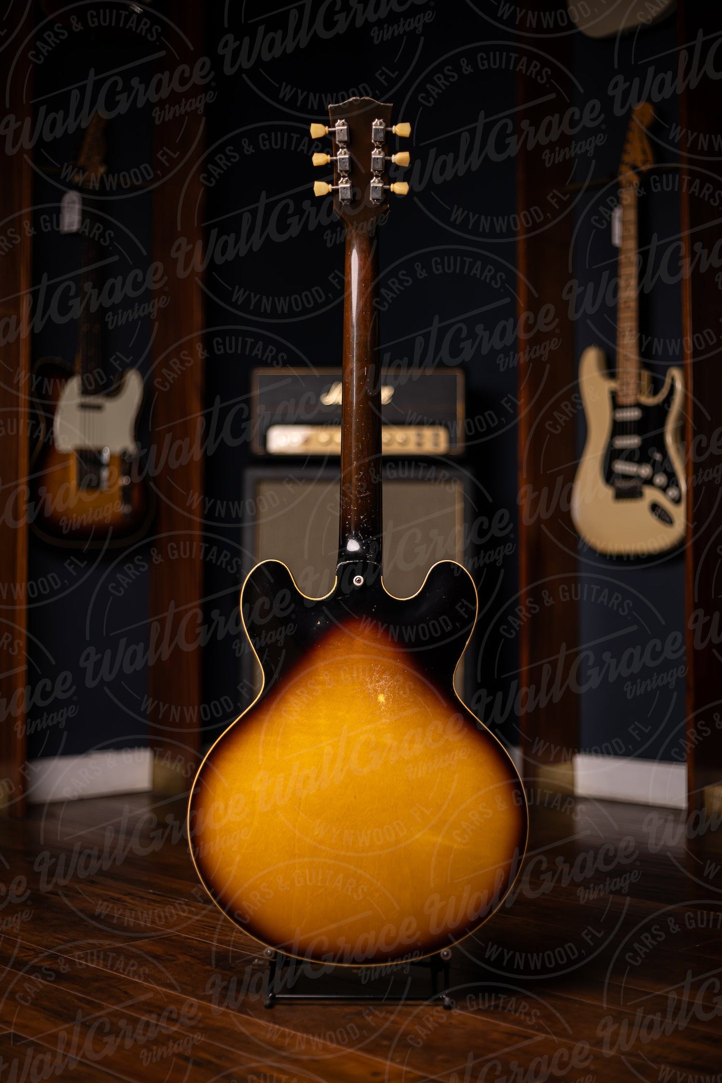 Gibson Custom Shop Murphy Lab 1958 ES-335 Heavy Aged Reissue Electric Guitar - Faded Tobacco Burst