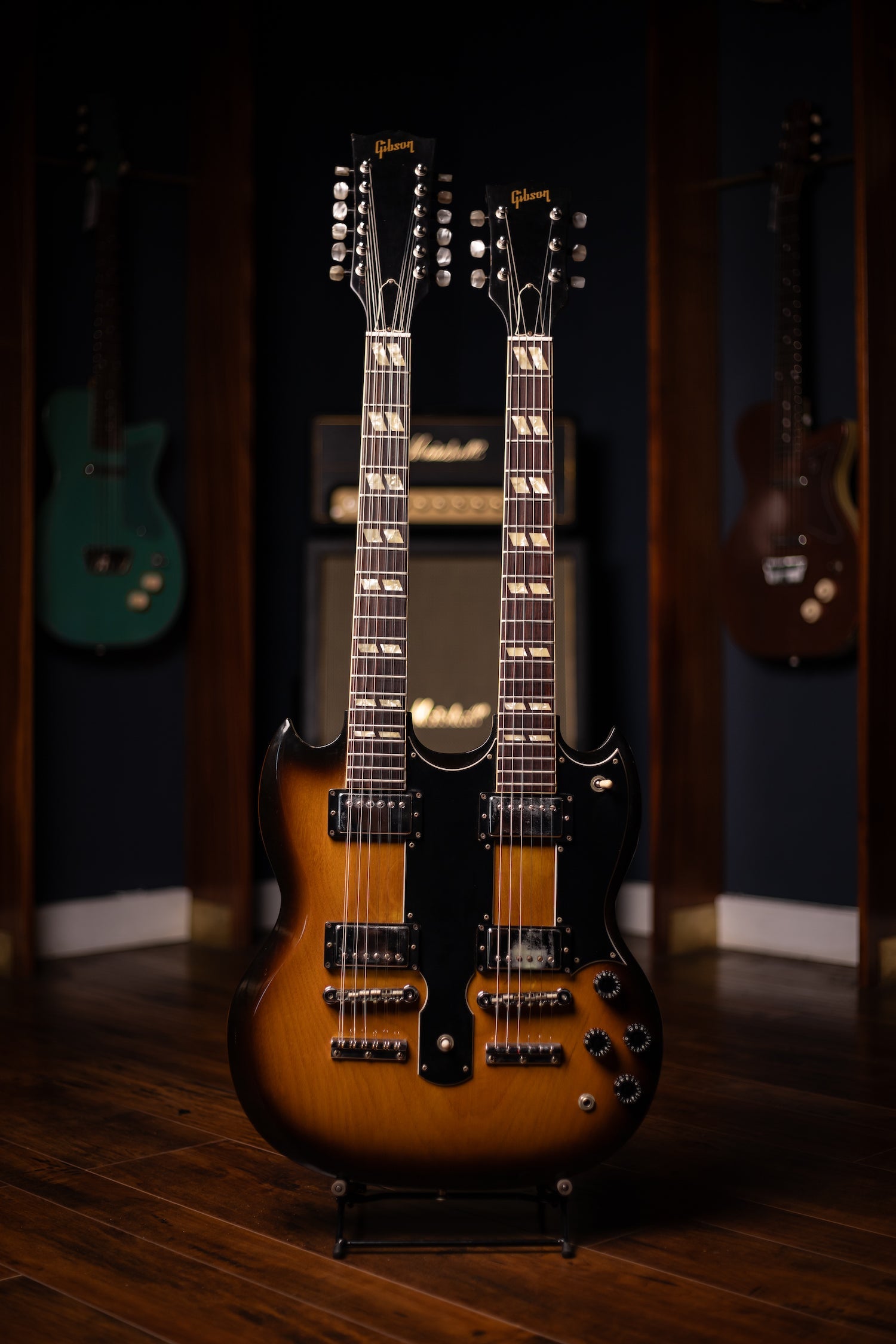 1980 Gibson EDS1275 Doubleneck Electric Guitar - Tobacco Sunburst