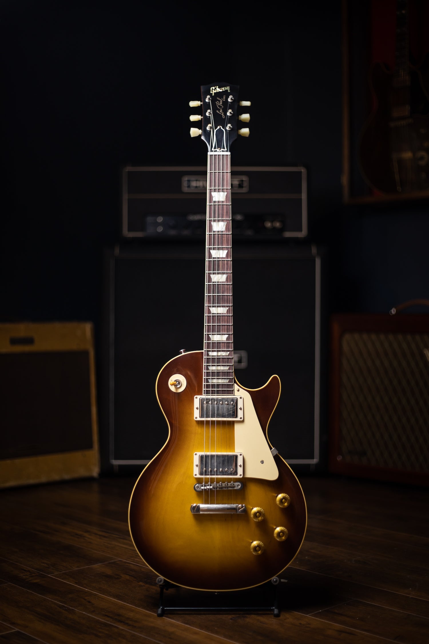 Gibson Custom Shop 1958 Les Paul Standard Reissue VOS Electric Guitar - Iced Tea Burst