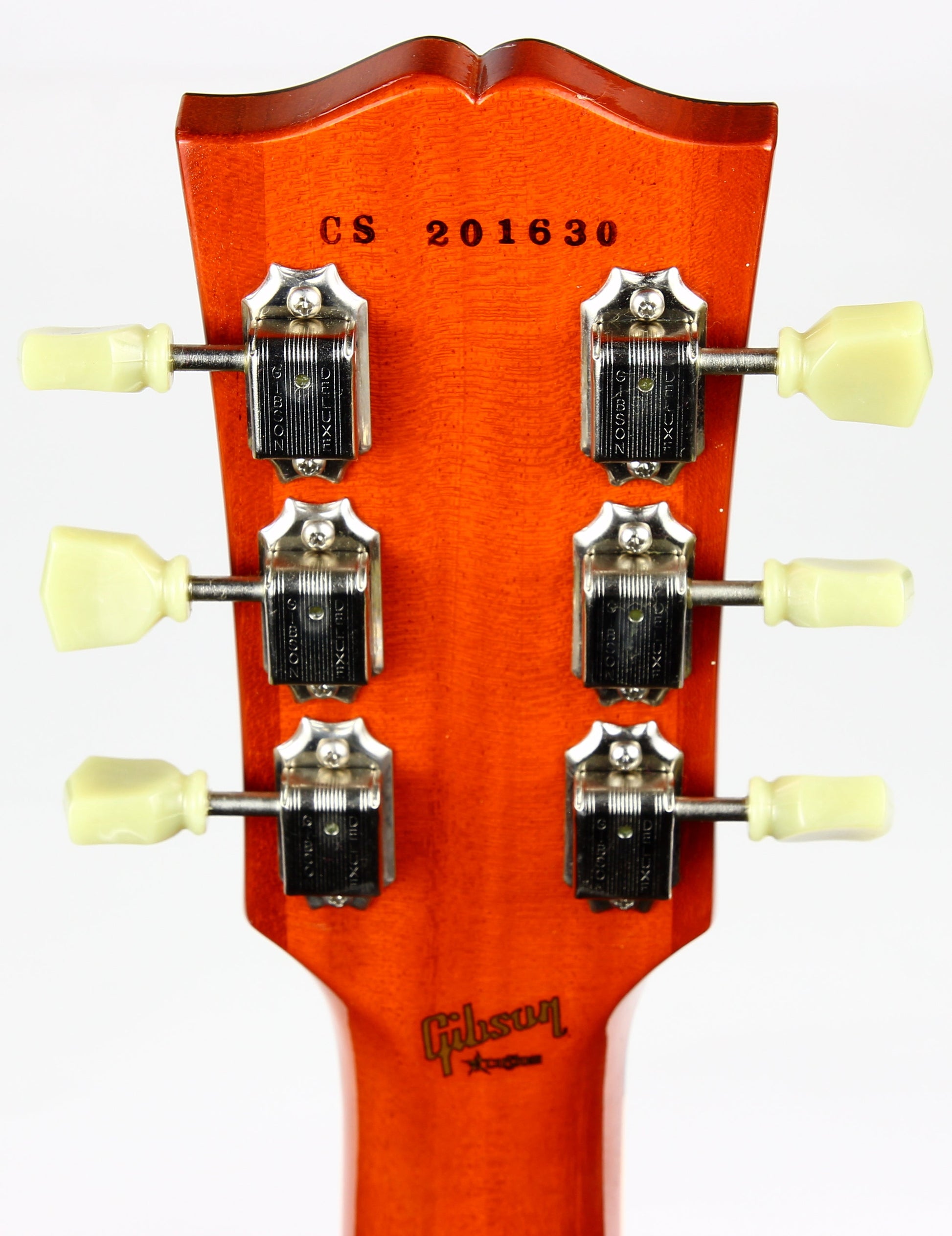 Gibson Custom Shop Les Paul Standard F Figured Trans Orange Flametop Electric Guitar