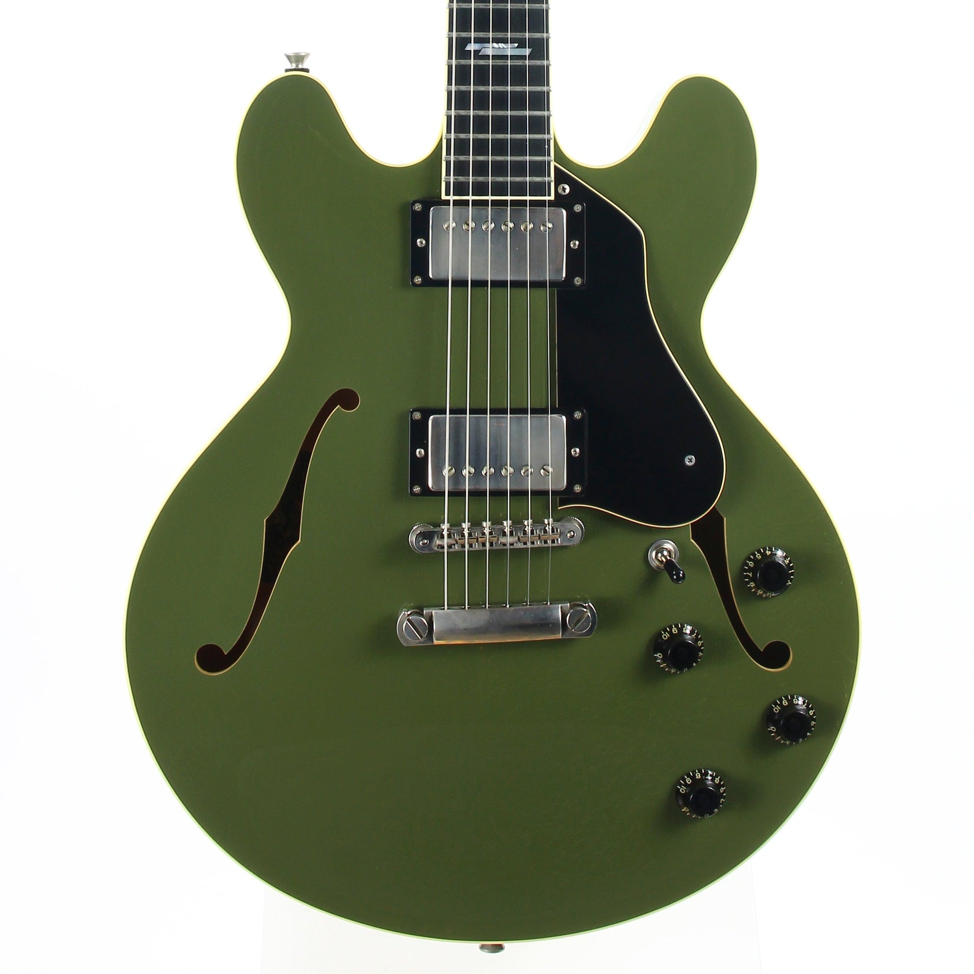 2021 Colling I-35 LC AGED Olive Drab Green - Custom Inlays, ThroBak SLE101 Plus MXV Humbuckers