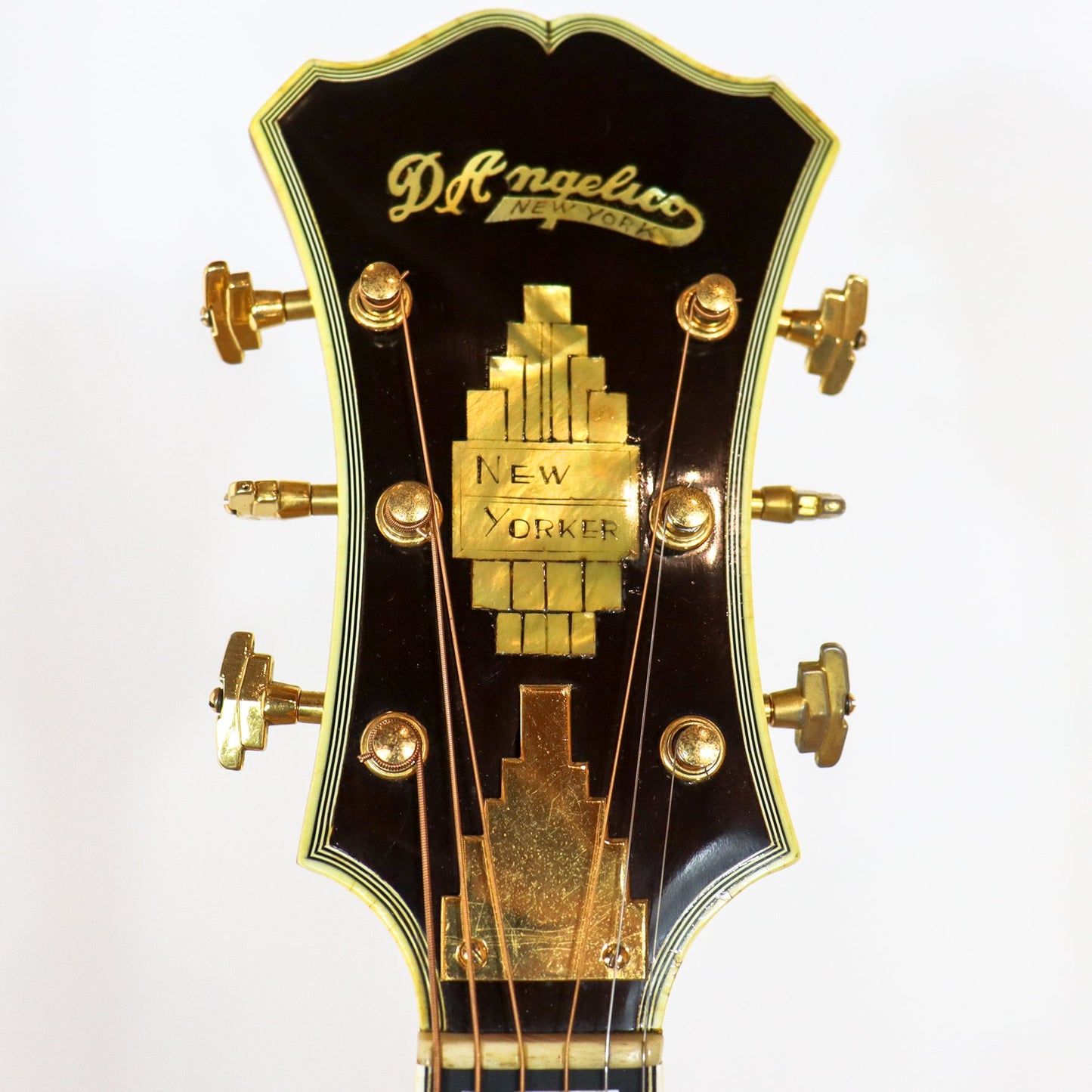 D'Angelico 1957 New Yorker Blonde 18" SN# 2039 with Hardshell Case