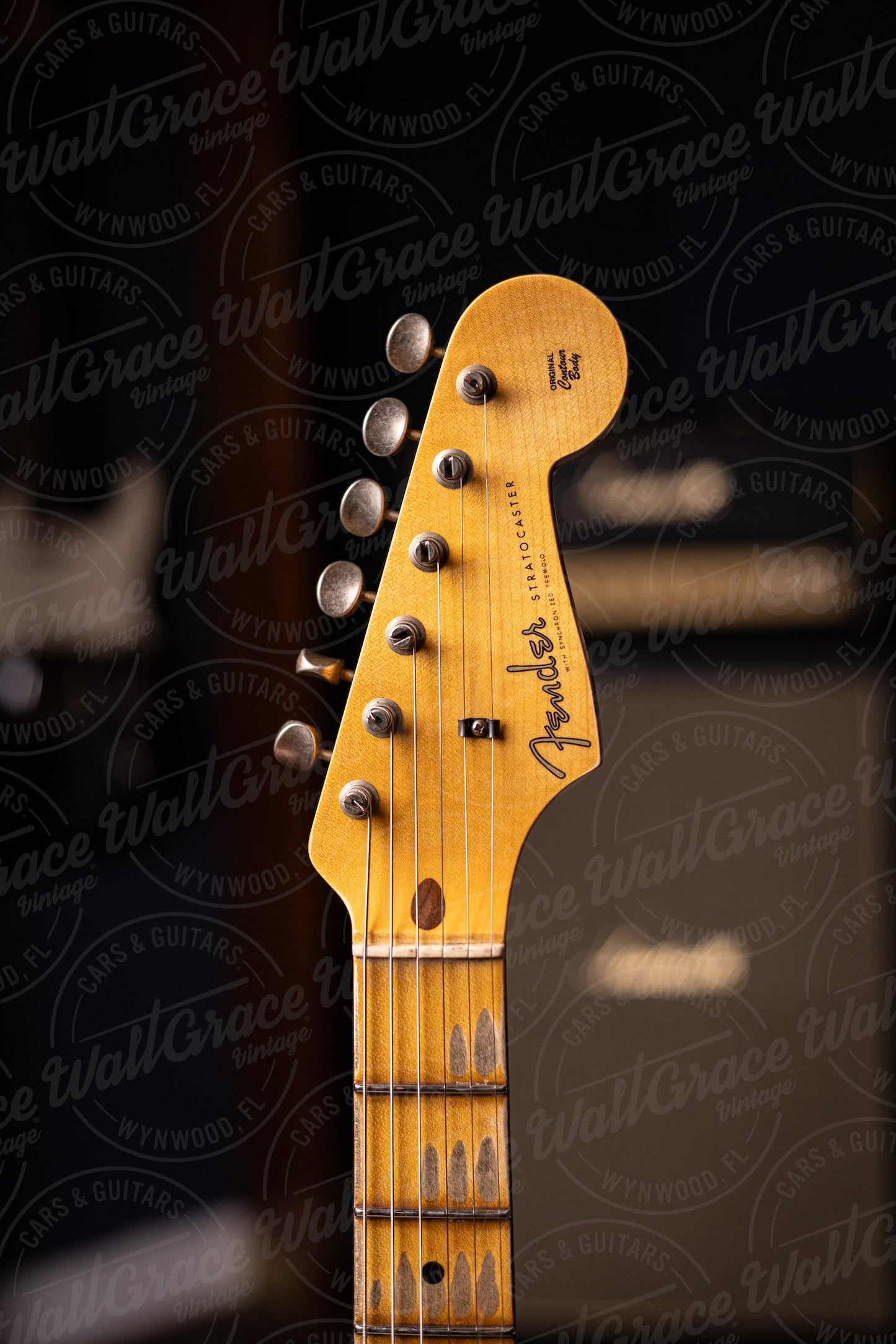 Fender Custom Shop '58 Stratocaster Relic Electric Guitar - Faded Aged Candy Apple Red