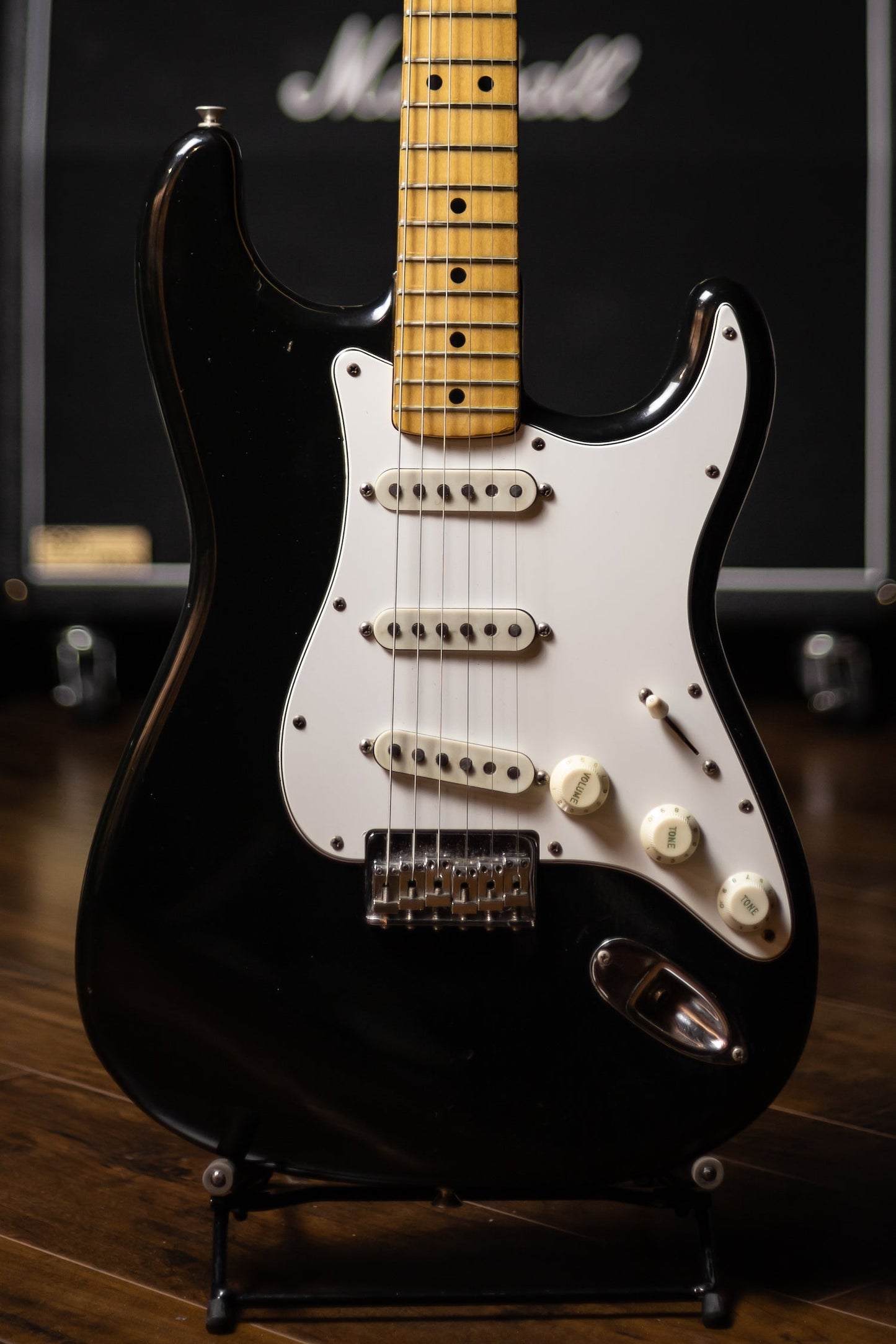 1974 Fender Hardtail Stratocaster Electric Guitar - Black