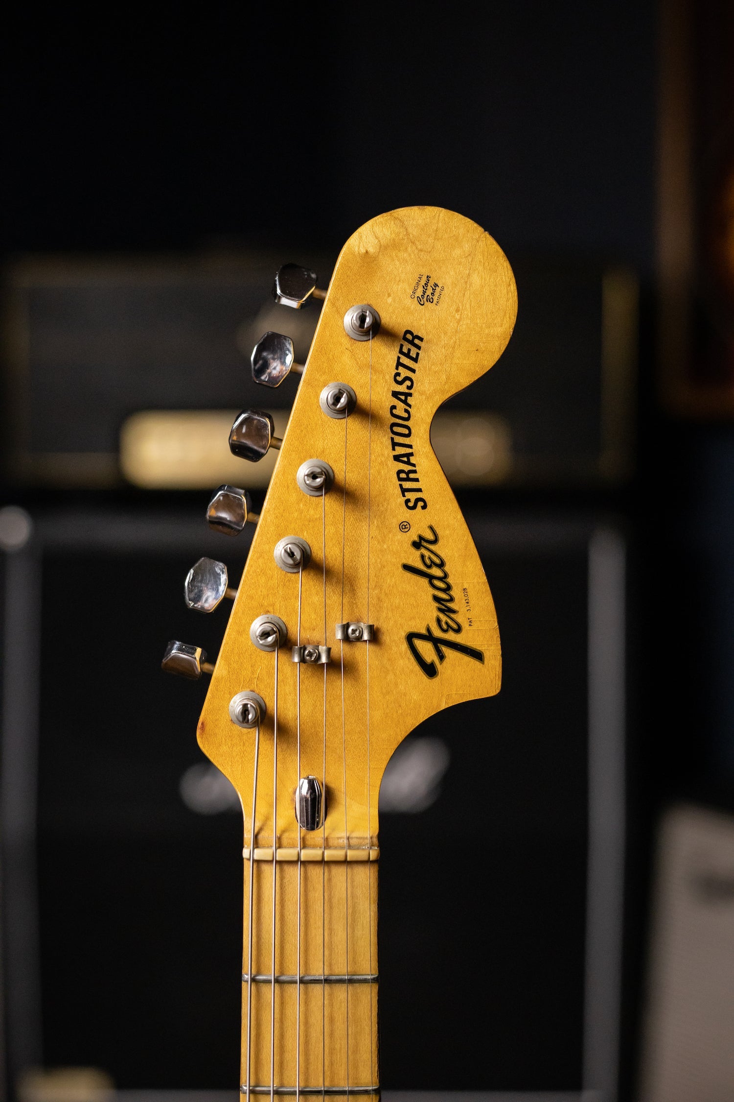 1974 Fender Hardtail Stratocaster Electric Guitar - Black