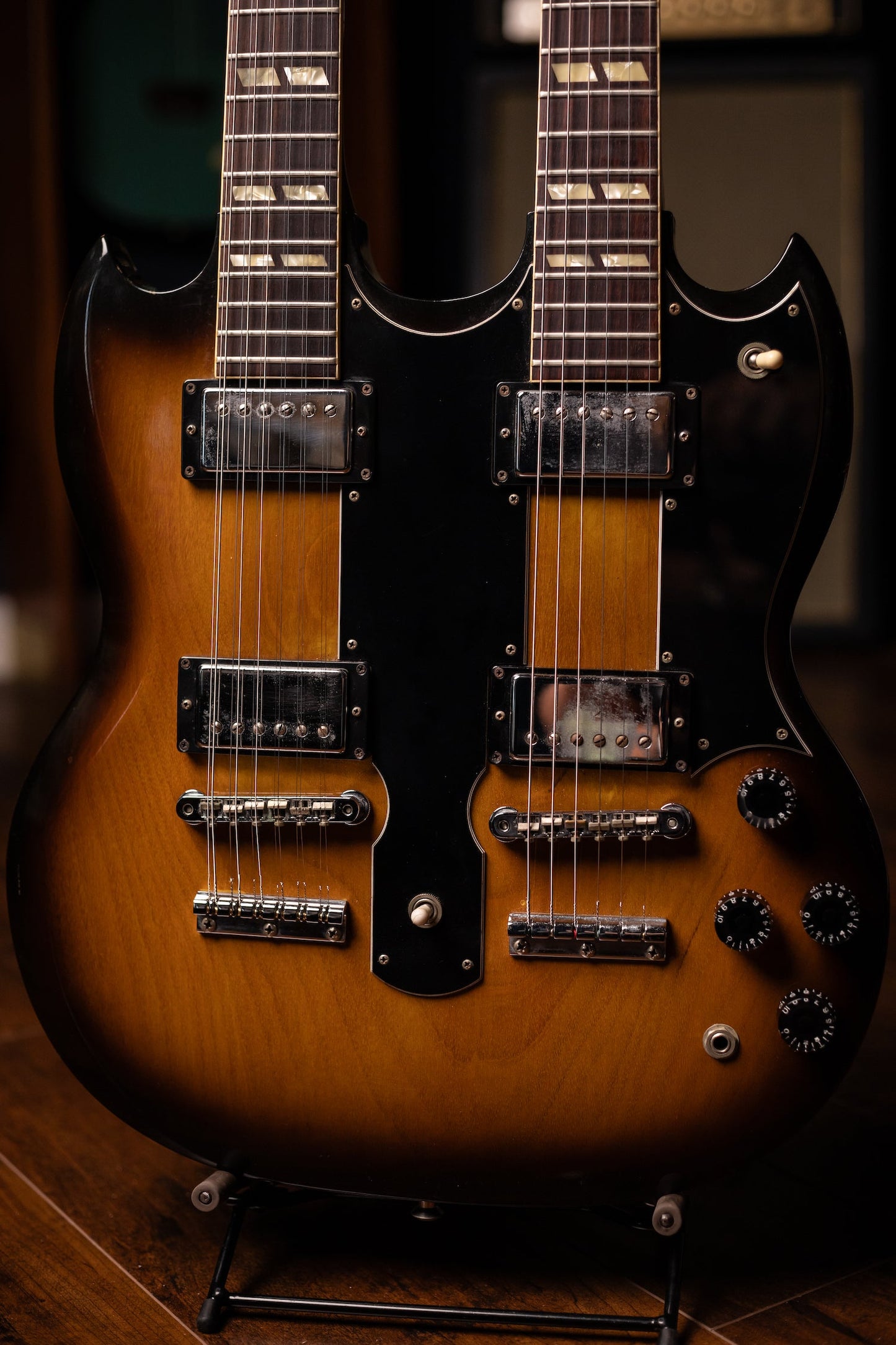 1980 Gibson EDS1275 Doubleneck Electric Guitar - Tobacco Sunburst