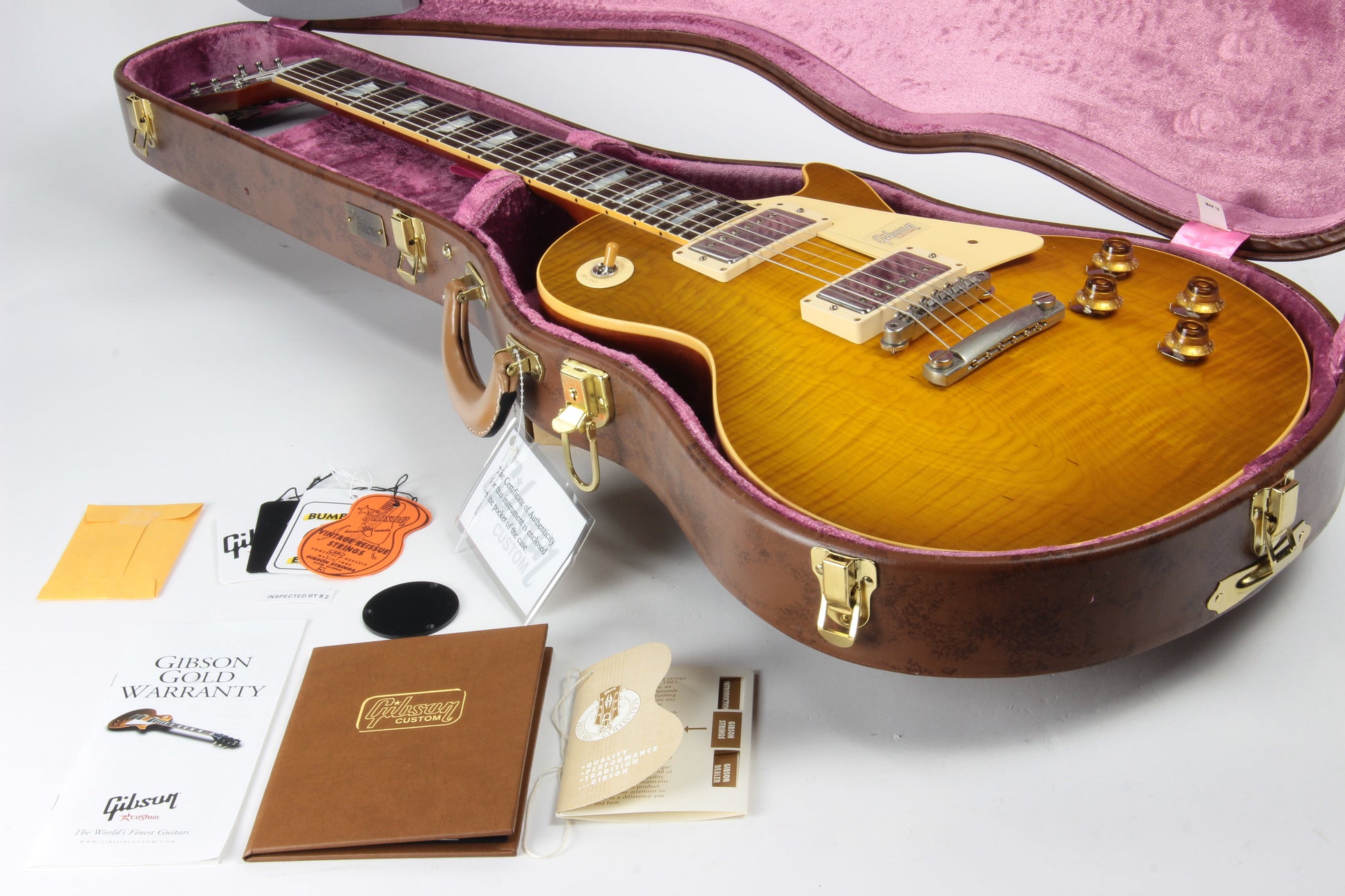 2018 Gibson 1959 Les Paul Standard Brazilian Rosewood - '59 Reissue, LP R9, Dirty Lemon Burst, Custom Shop