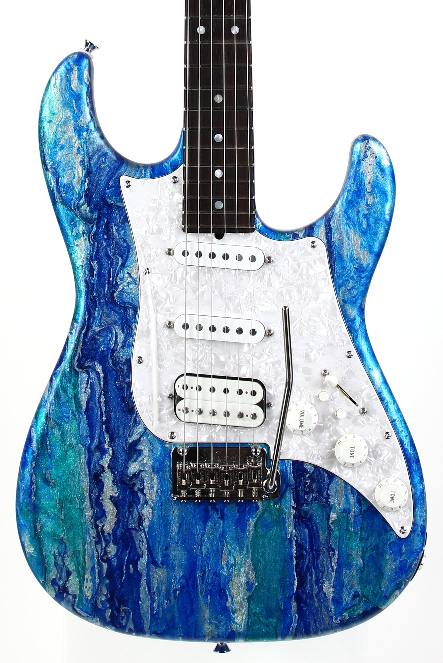 2025 James Tyler USA Studio Elite HD P Arctic Shmear | Super Strat MINT!