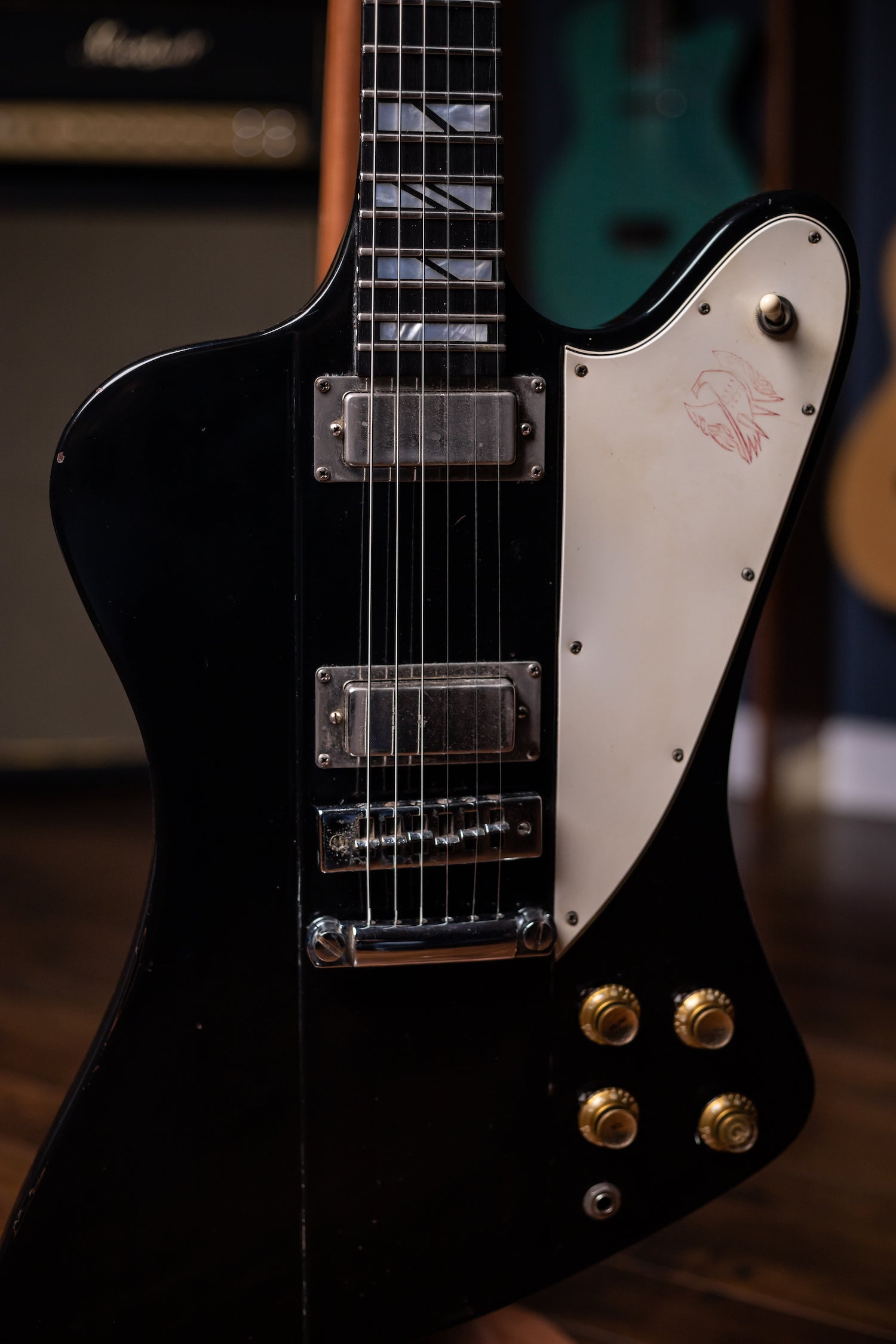 1973 Gibson Firebird Electric Guitar / Duane Roland / Molly Hatchet - Ebony