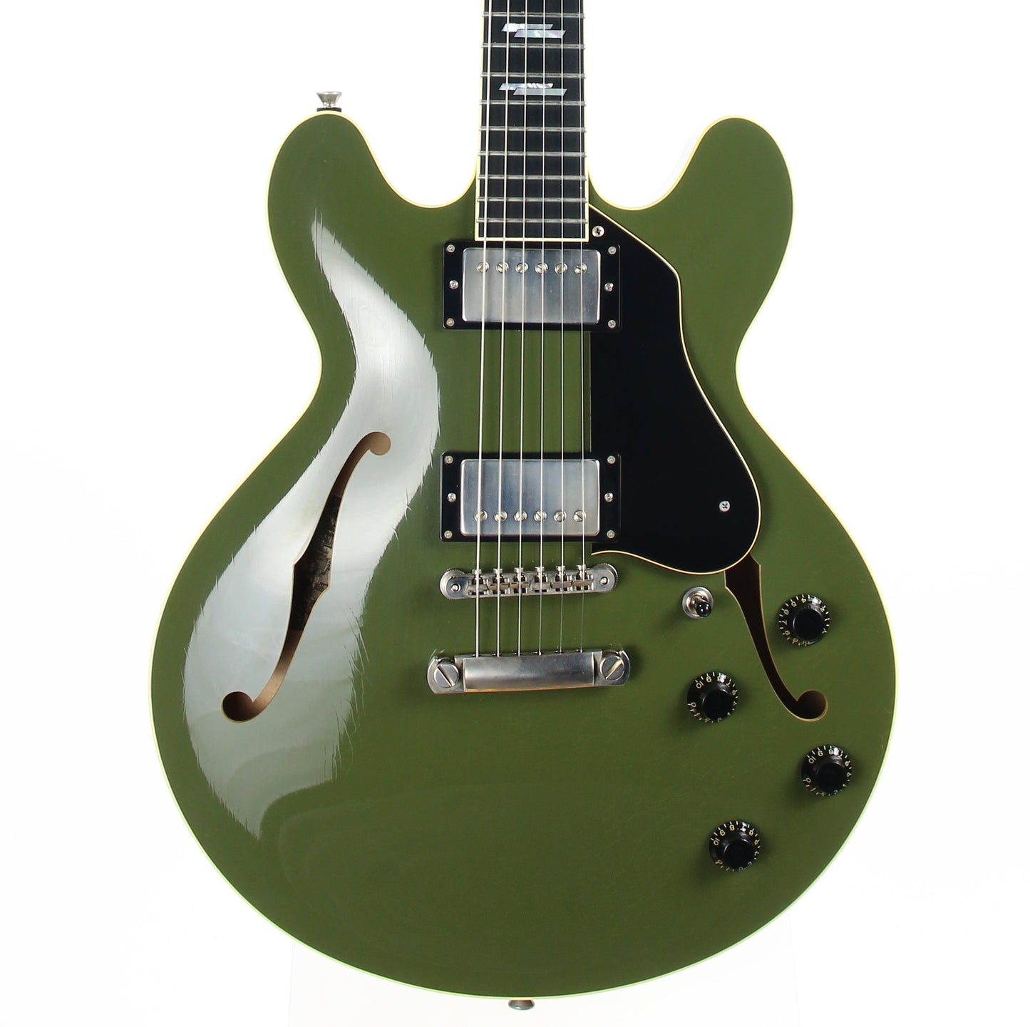 2021 Colling I-35 LC AGED Olive Drab Green - Custom Inlays, ThroBak SLE101 Plus MXV Humbuckers