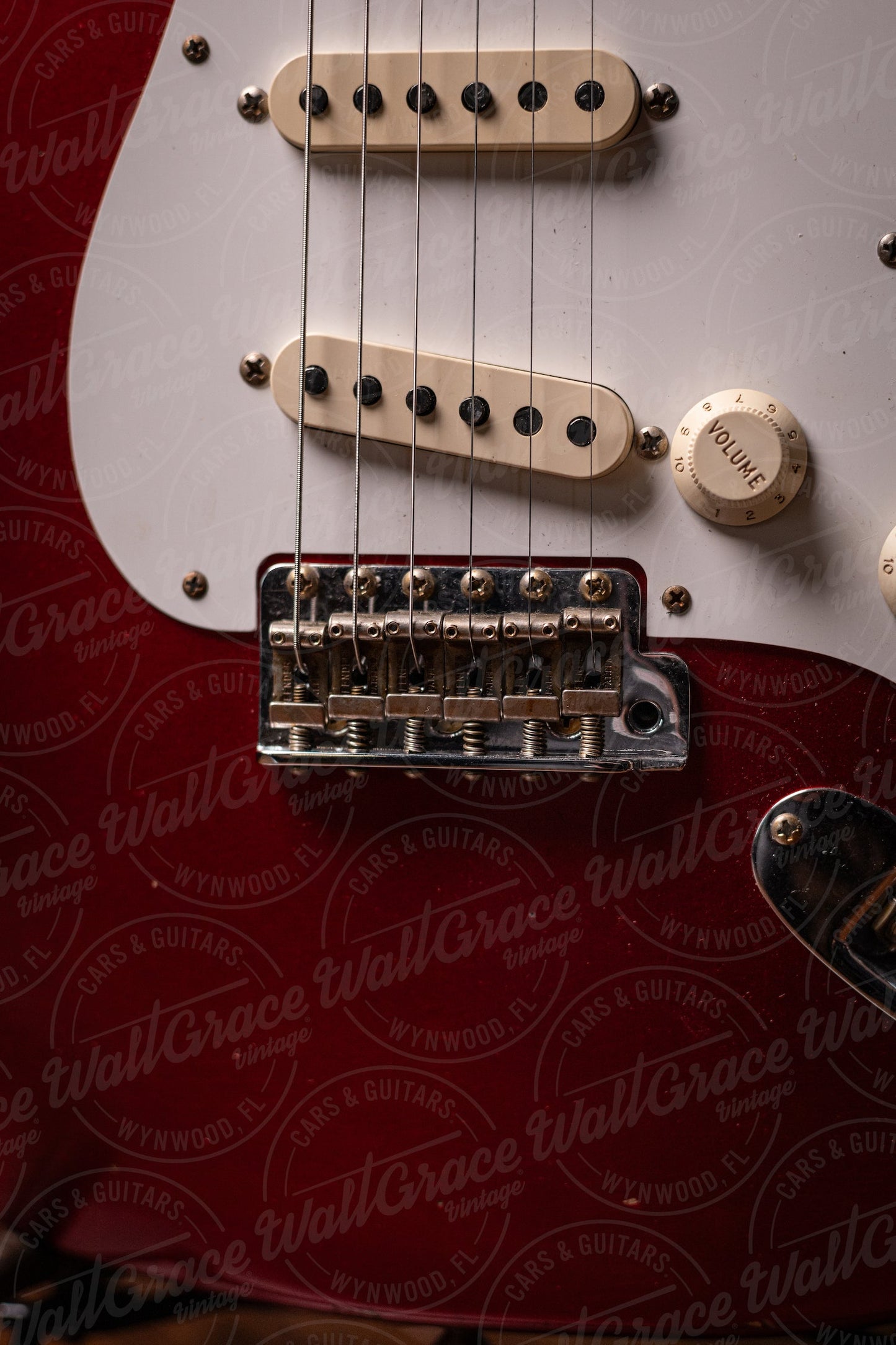 Fender Custom Shop '58 Stratocaster Relic Electric Guitar - Faded Aged Candy Apple Red