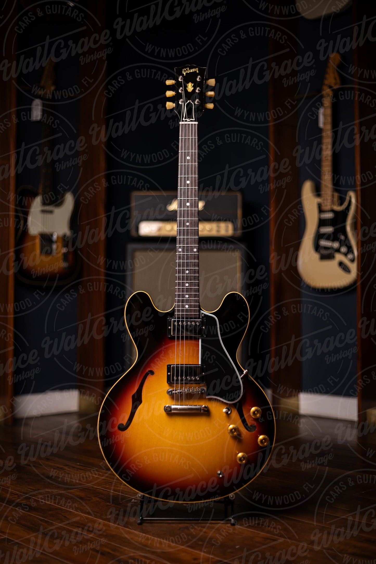 Gibson Custom Shop Murphy Lab 1958 ES-335 Light Aged Reissue Electric Guitar - Tri-Burst