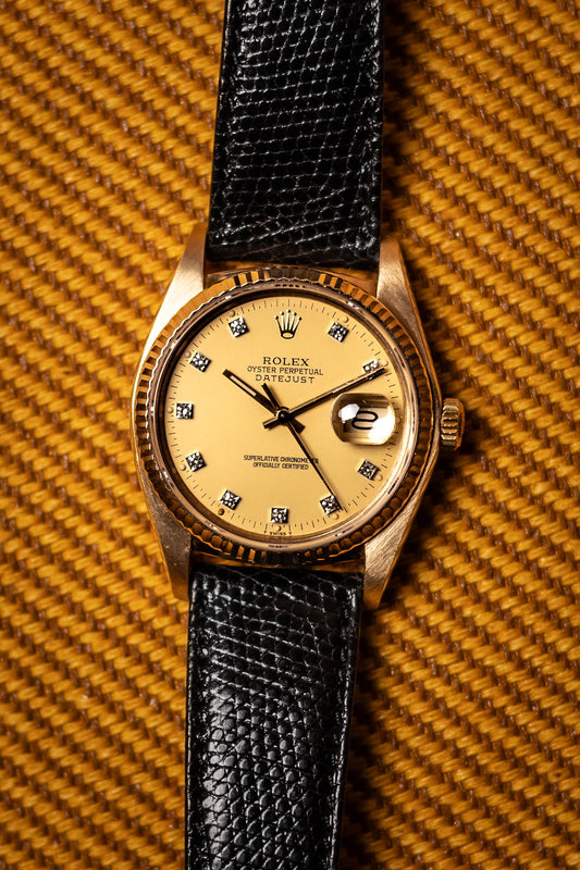 1983 Rolex Datejust "Lemon Dial" Ref# 16018 | W/ Box & Papers