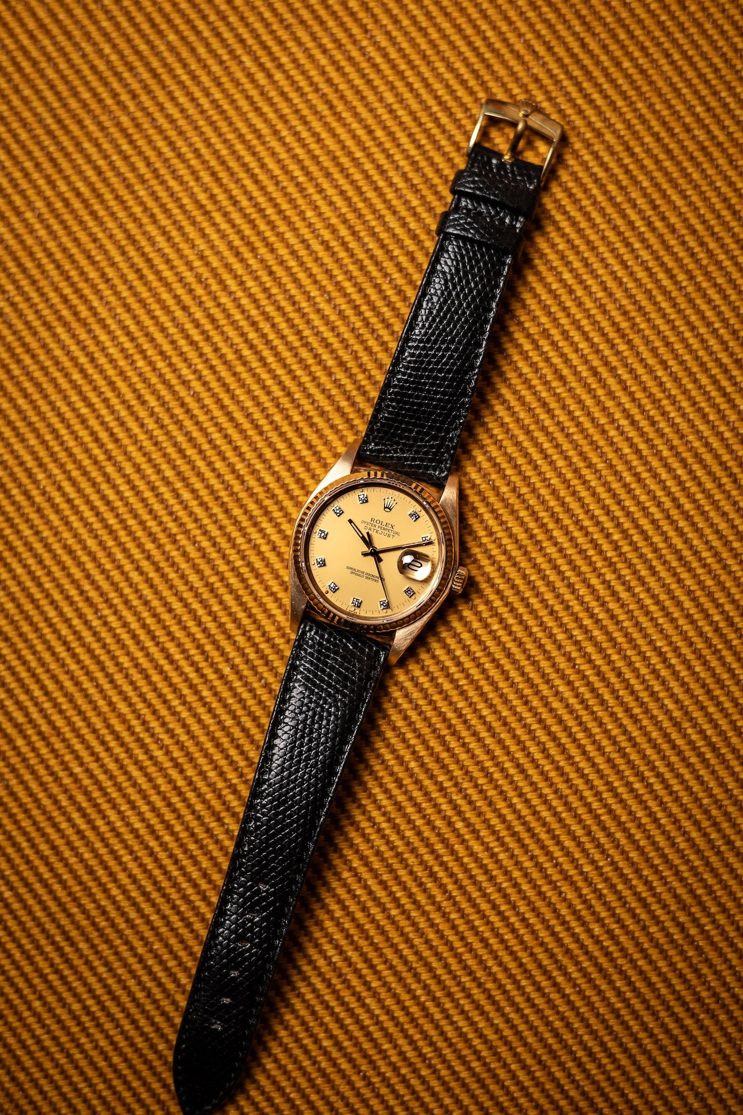 1983 Rolex Datejust "Lemon Dial" Ref# 16018 | W/ Box & Papers