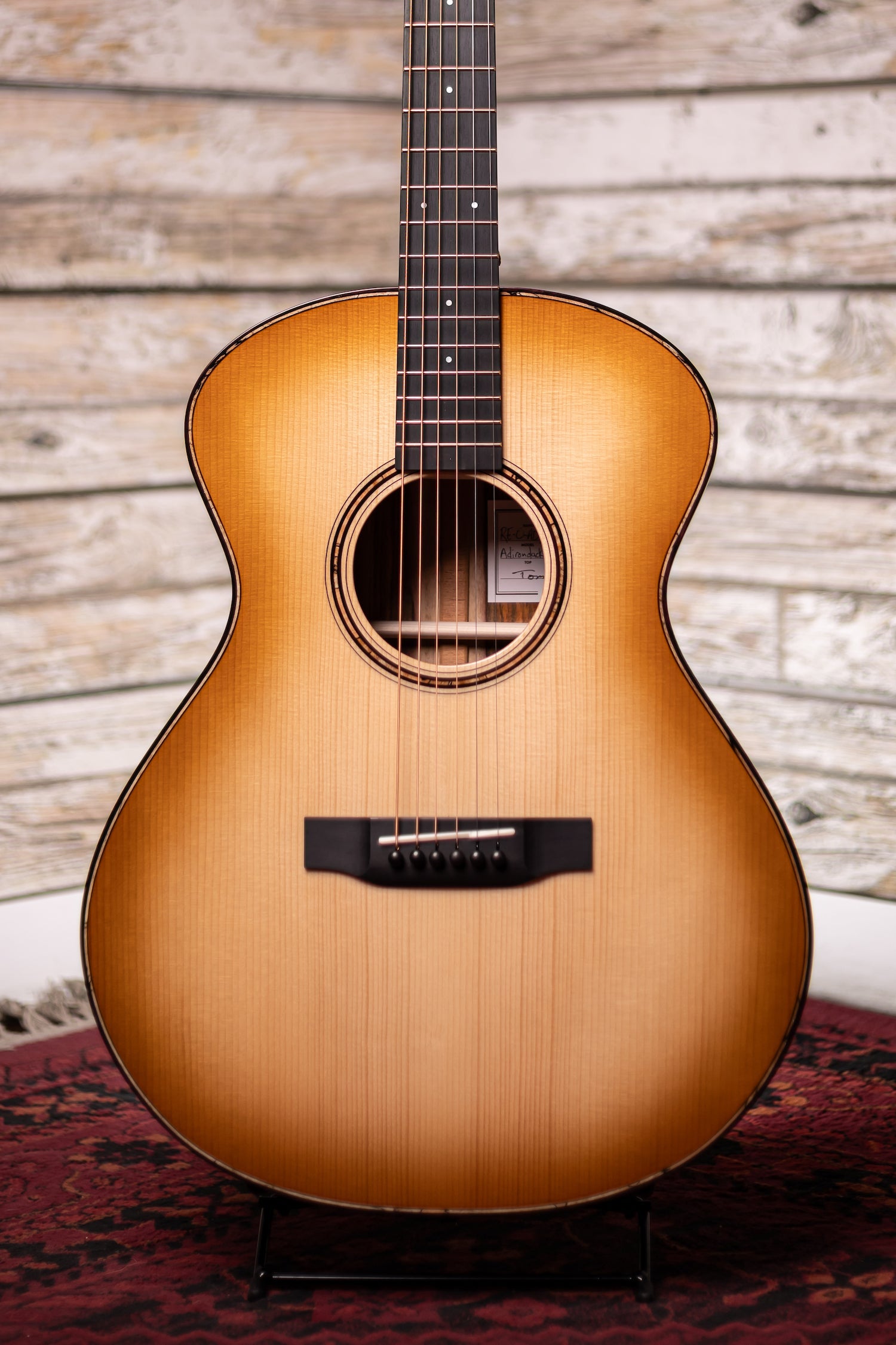 Bedell Revolution Orchestra Acoustic Guitar - Tanned Leather Burst