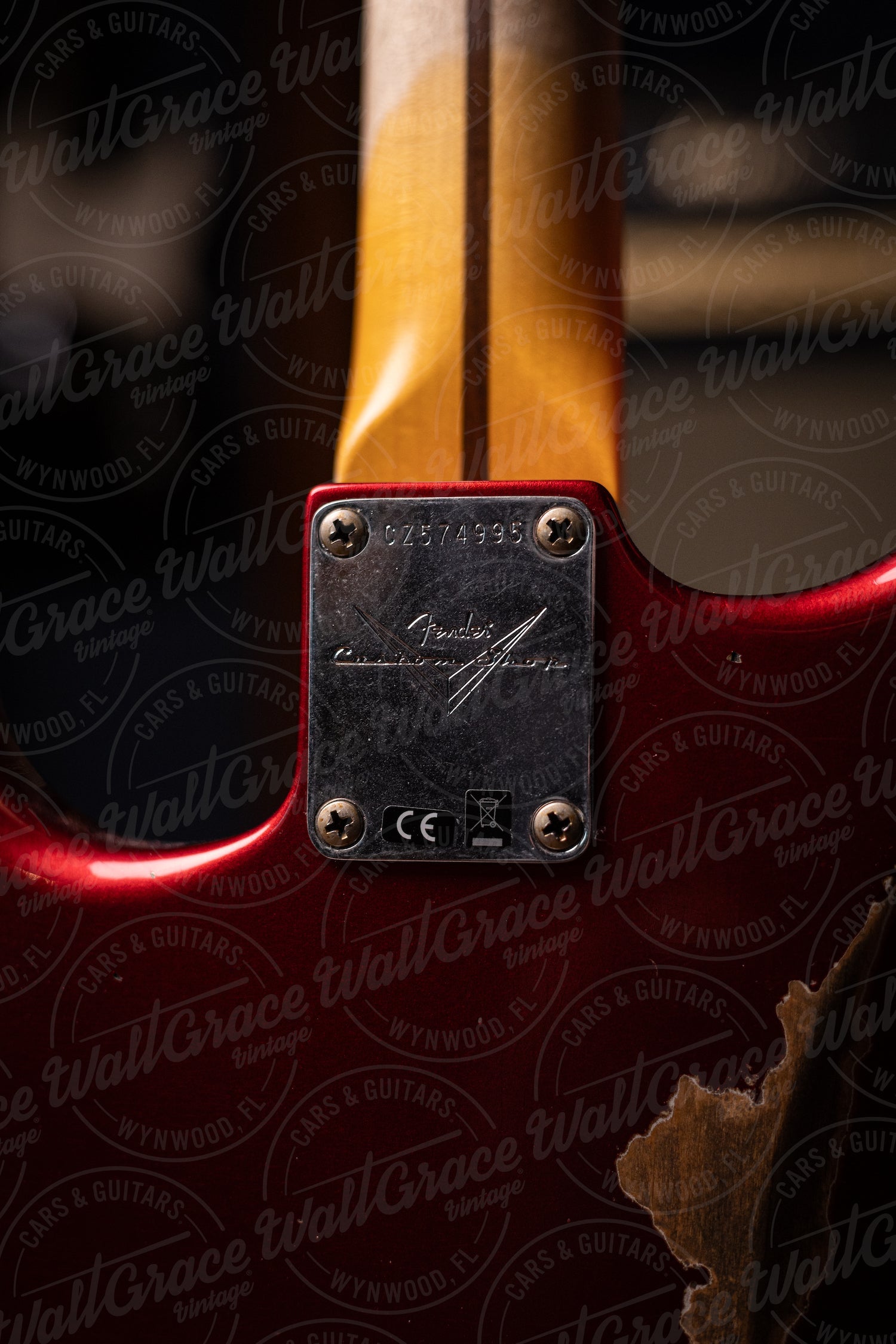Fender Custom Shop '58 Stratocaster Relic Electric Guitar - Faded Aged Candy Apple Red