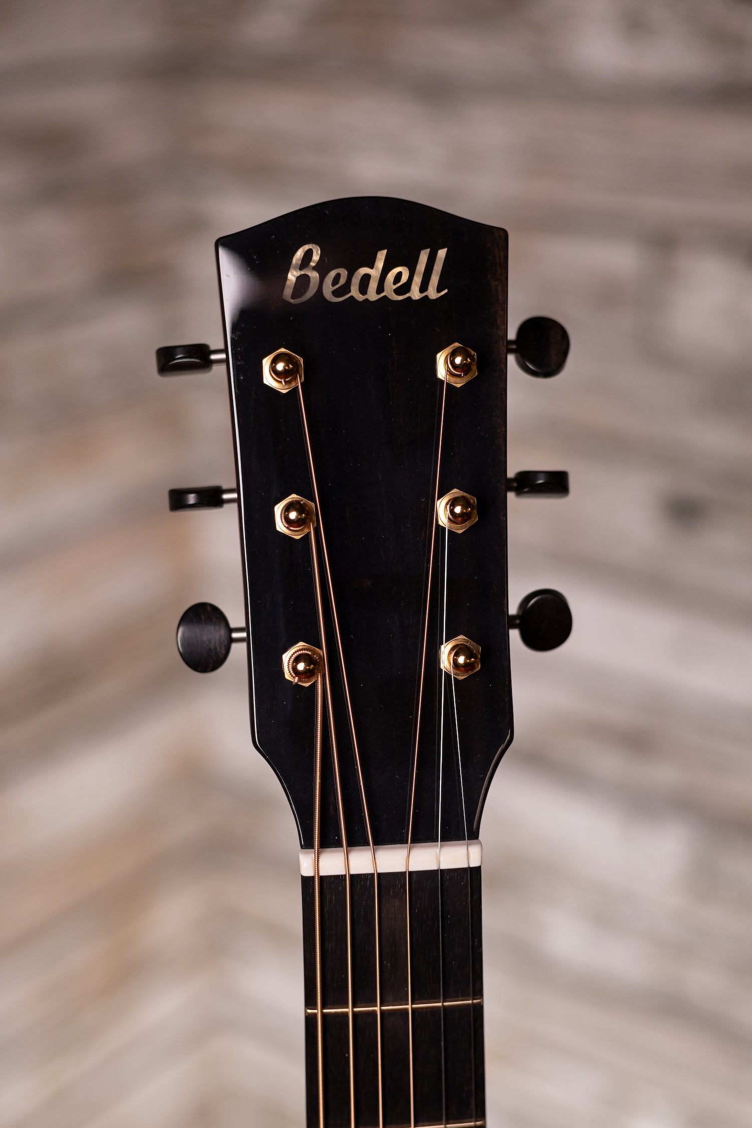 Bedell Revolution Orchestra Acoustic Guitar - Tanned Leather Burst