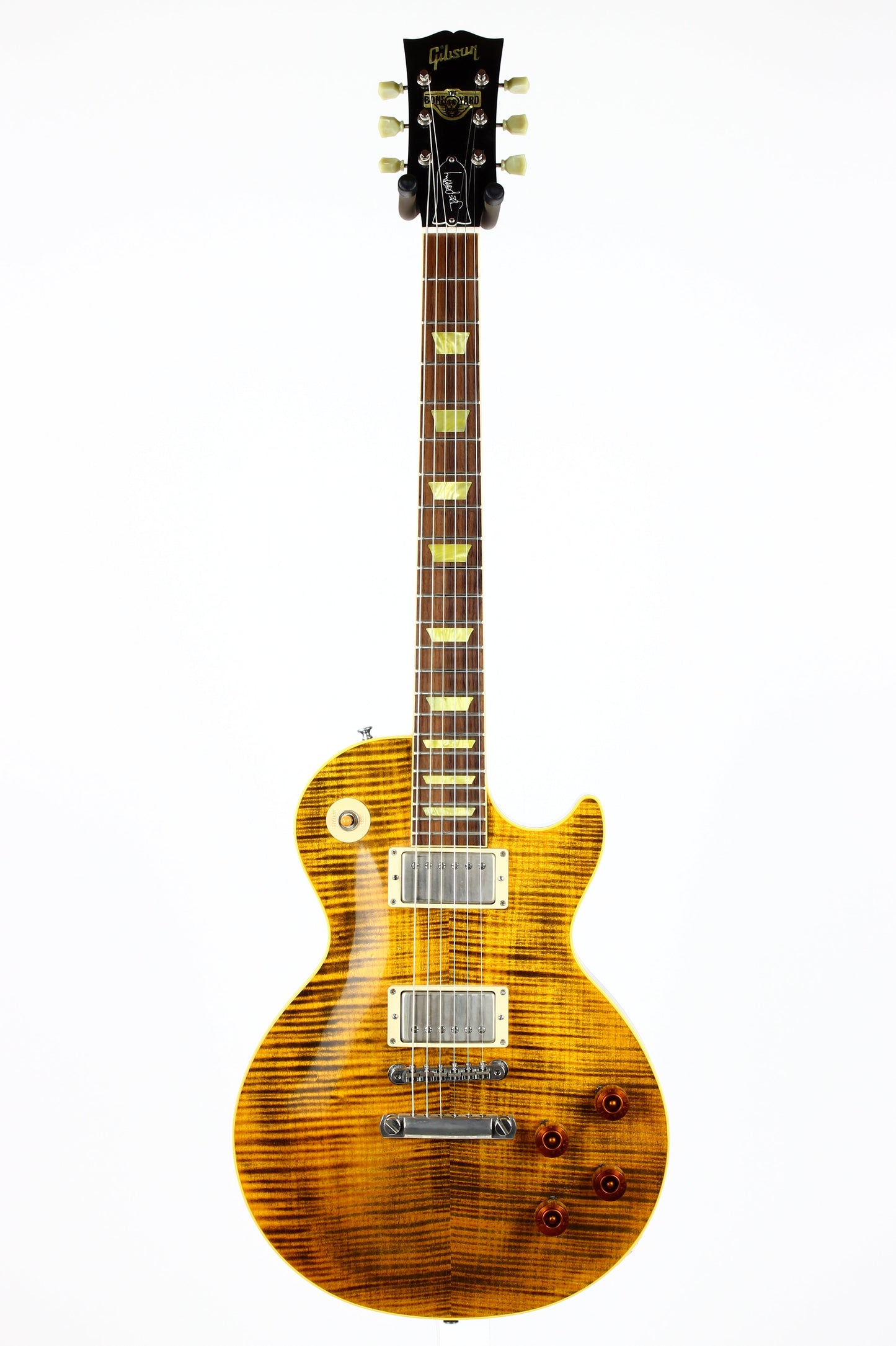 Gibson Custom Shop BONEYARD Joe Perry 1959 Les Paul Green Tiger | Official Model!